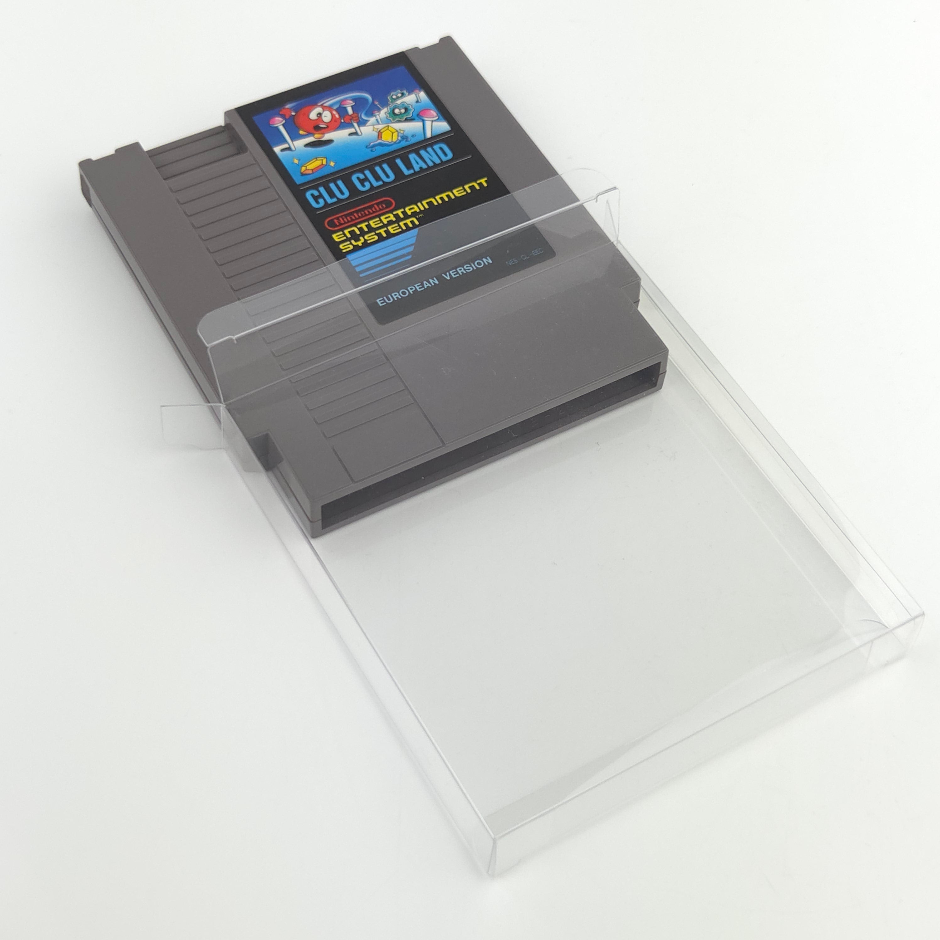 Nintendo NES Spiel Clu Clu Land Modul Schutzhülle EEC