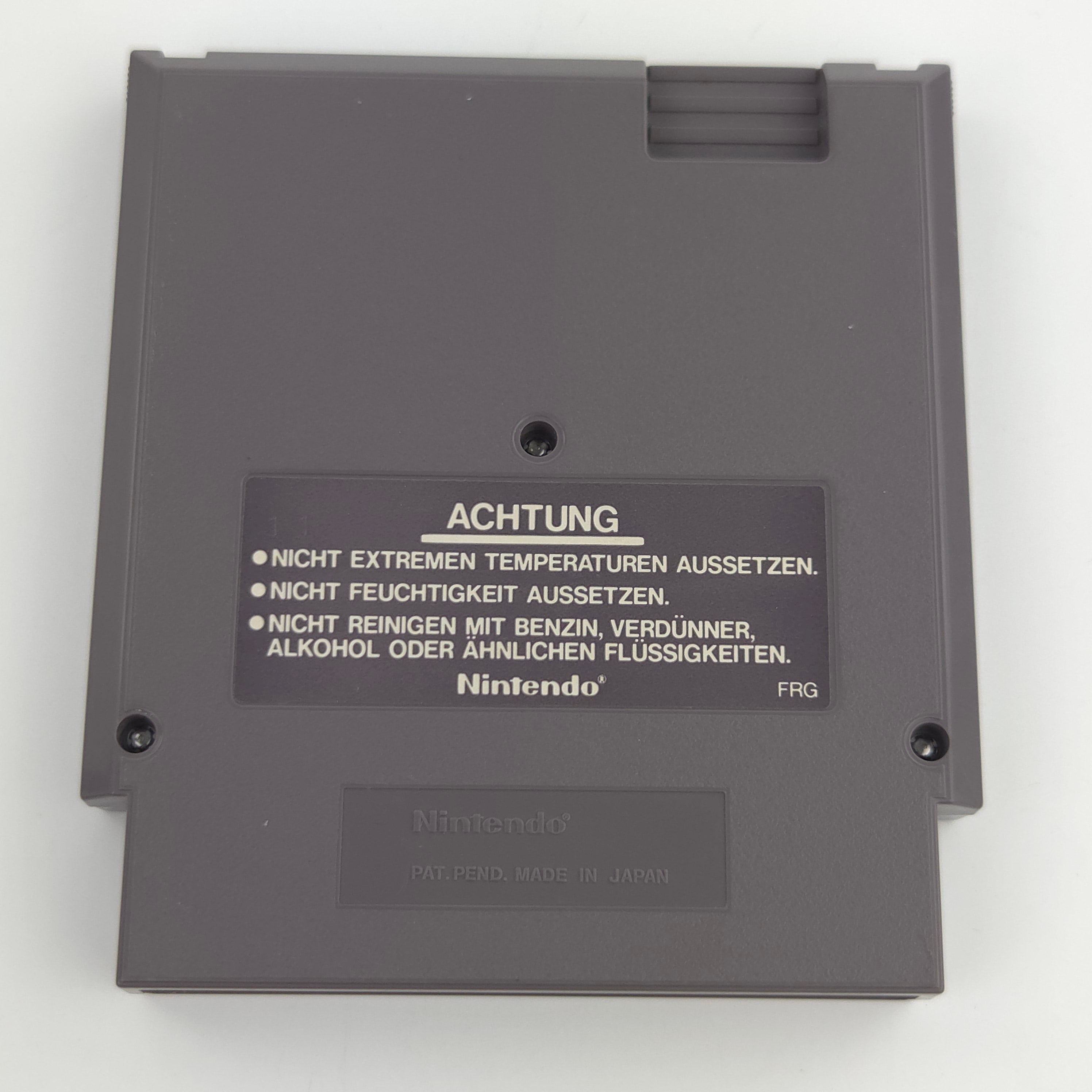 Nintendo NES Spiel Clu Clu Land Modul Schutzhülle EEC