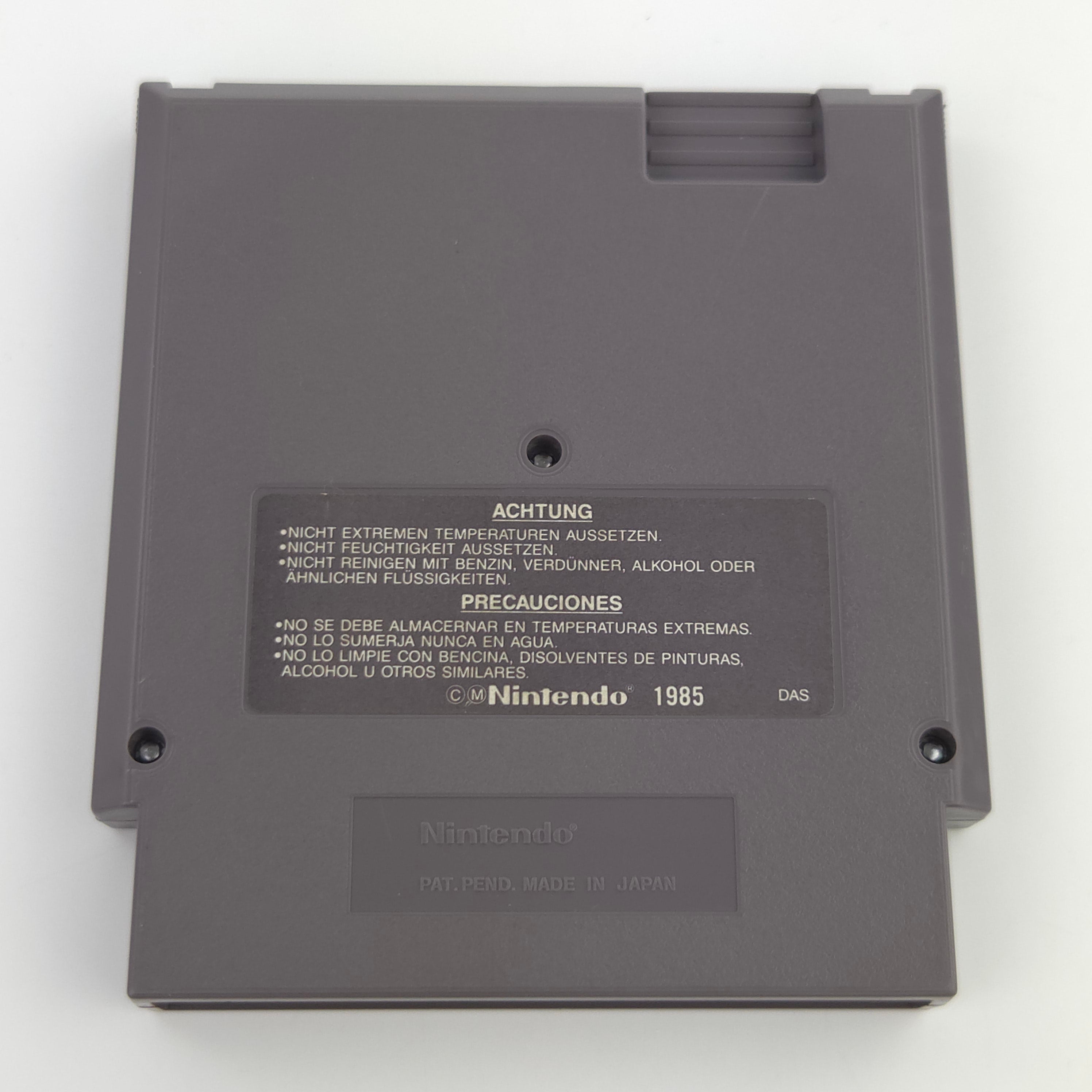 NES Spiel Corvette ZR-1 Challenge Modul Schutzhülle NOE