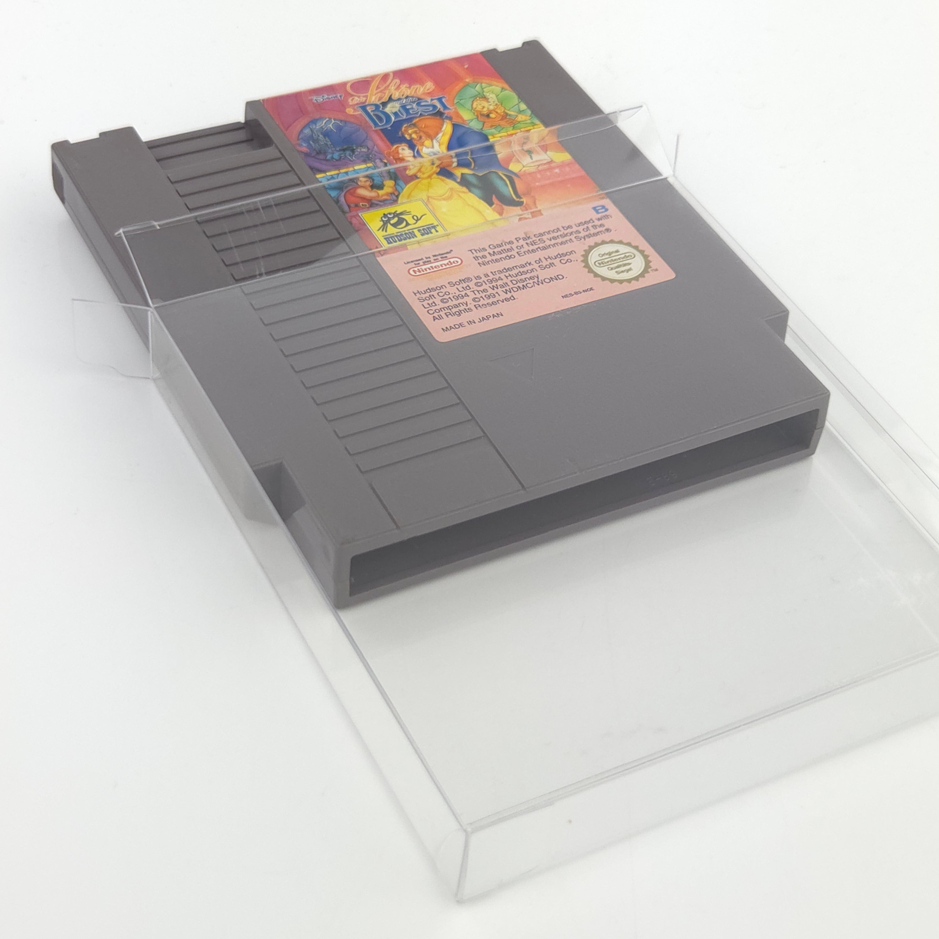 NES Spiel Die schöne und das Biest Modul Schutzhülle NOE