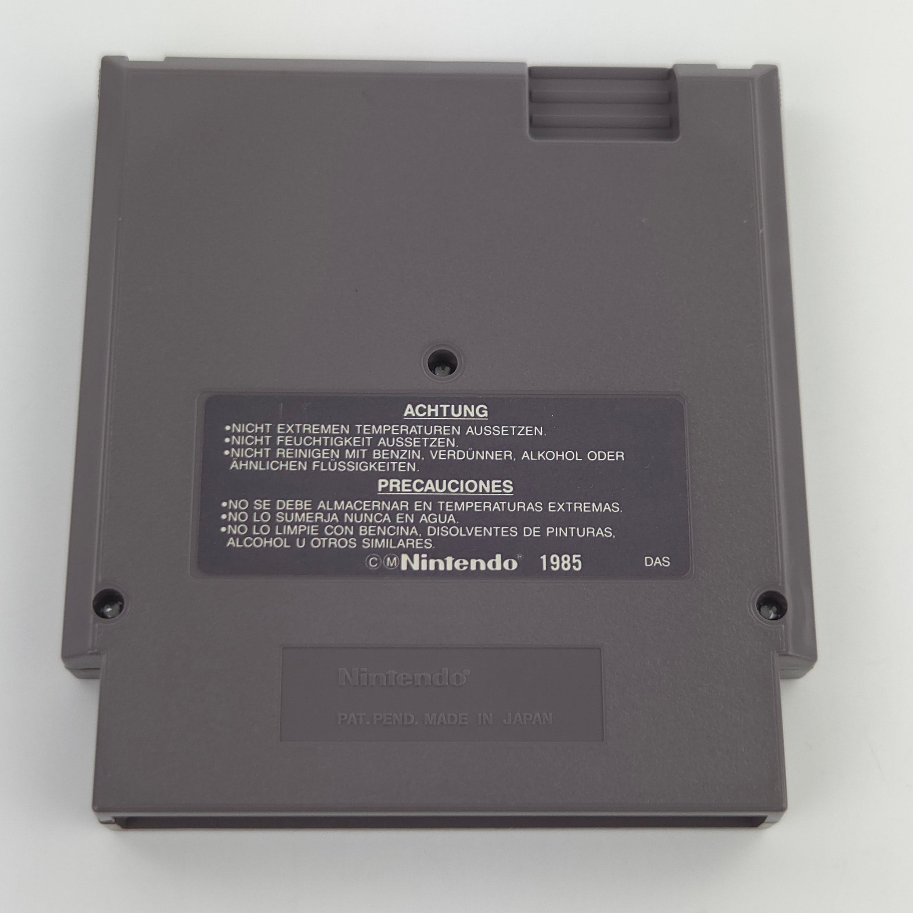 Nintendo NES Spiel Disneys Aladdin Modul Schutzhülle NOE