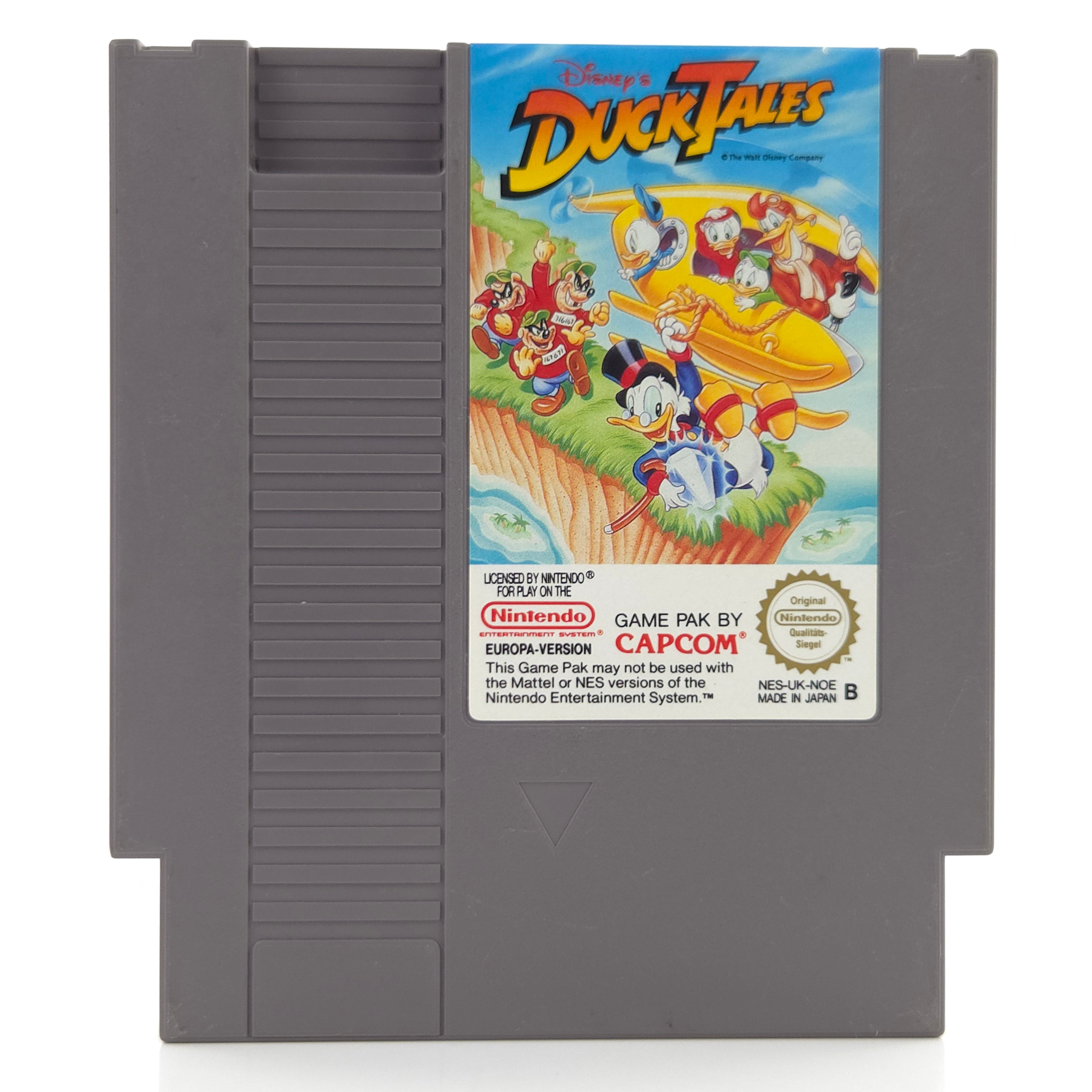 Nintendo NES Spiel Duck Tales Modul Schutzhülle NOE CAPCOM