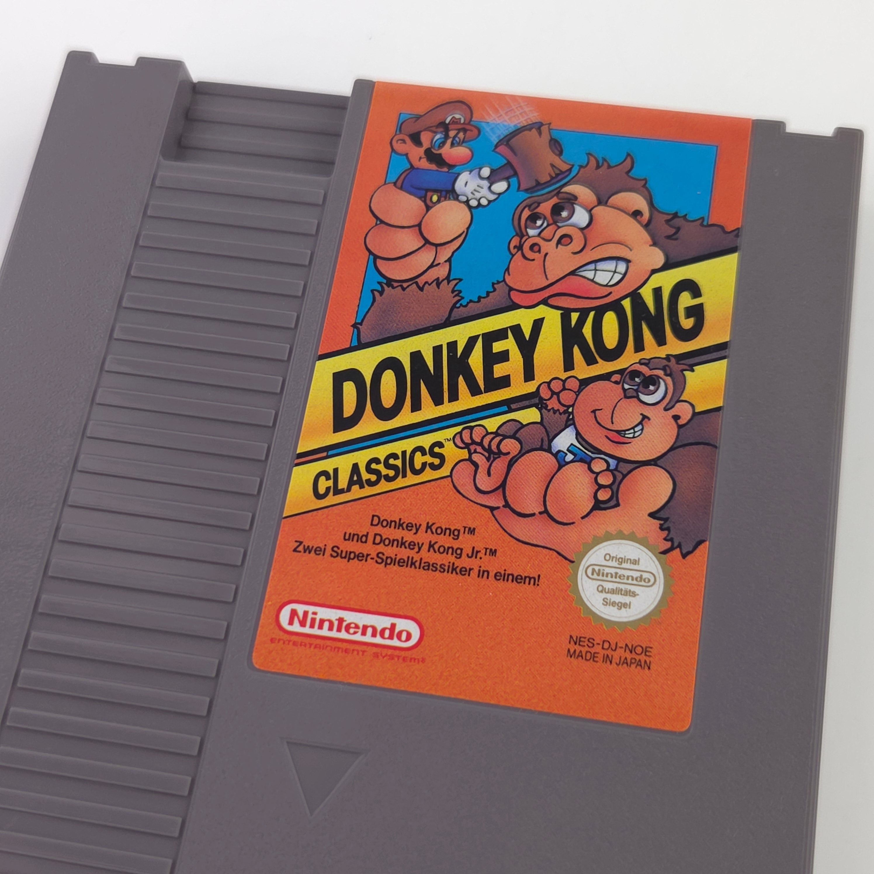 NES Spiel Donkey Kong Classics Modul Schutzhülle PAL B