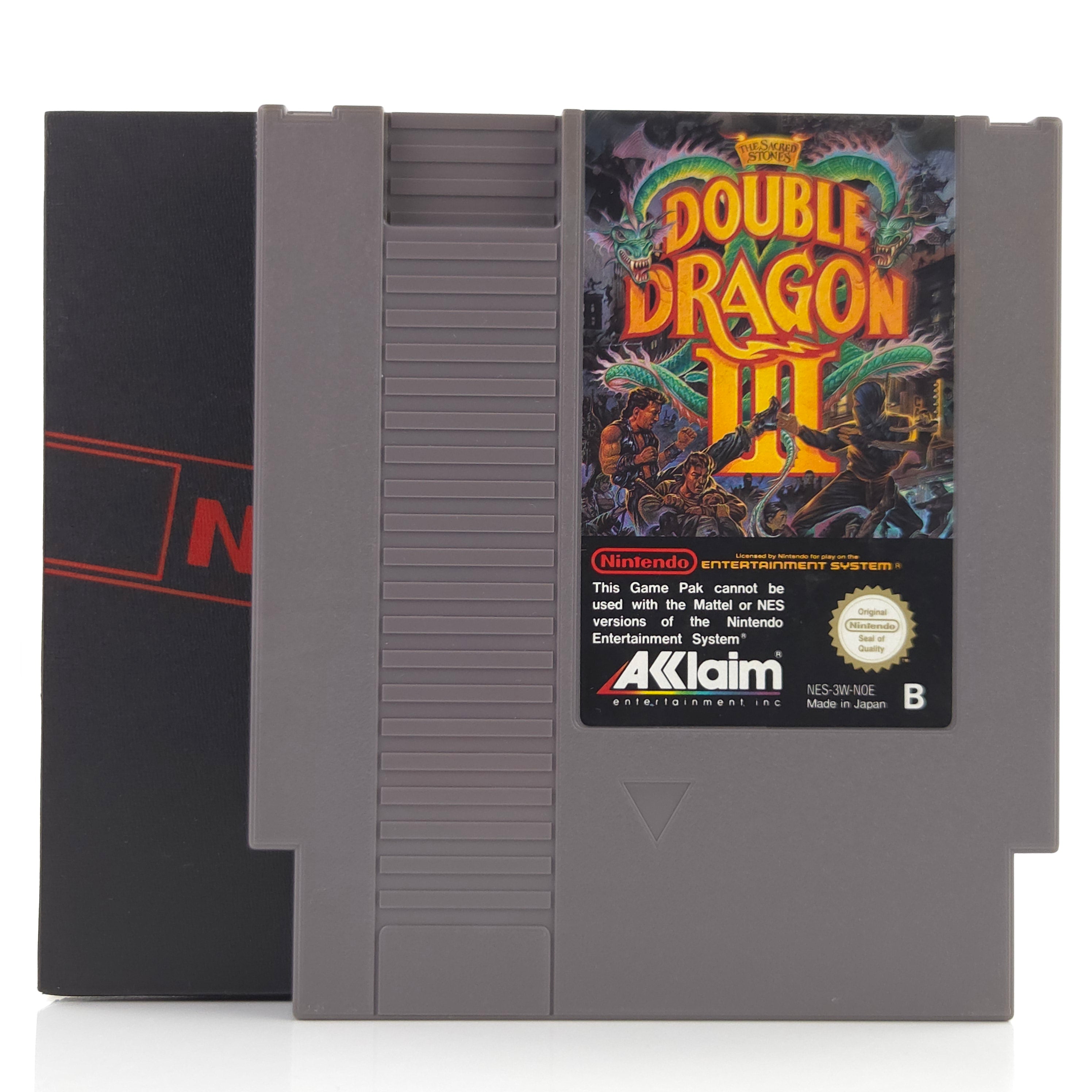 NES Spiel Double Dragon III Modul Acclaim PAL NOE