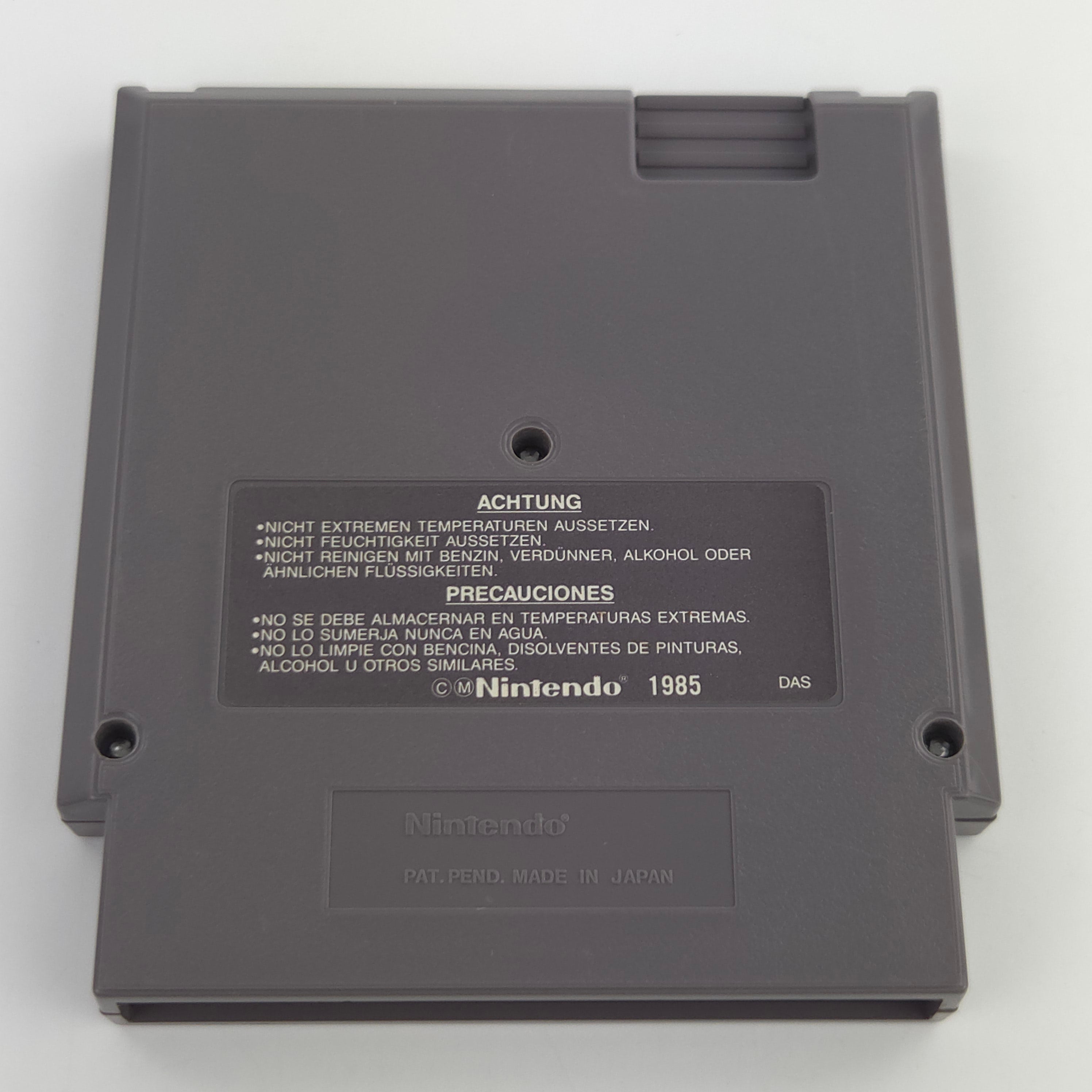 Nintendo NES Spiel Double Dragon III Modul Schutzhülle