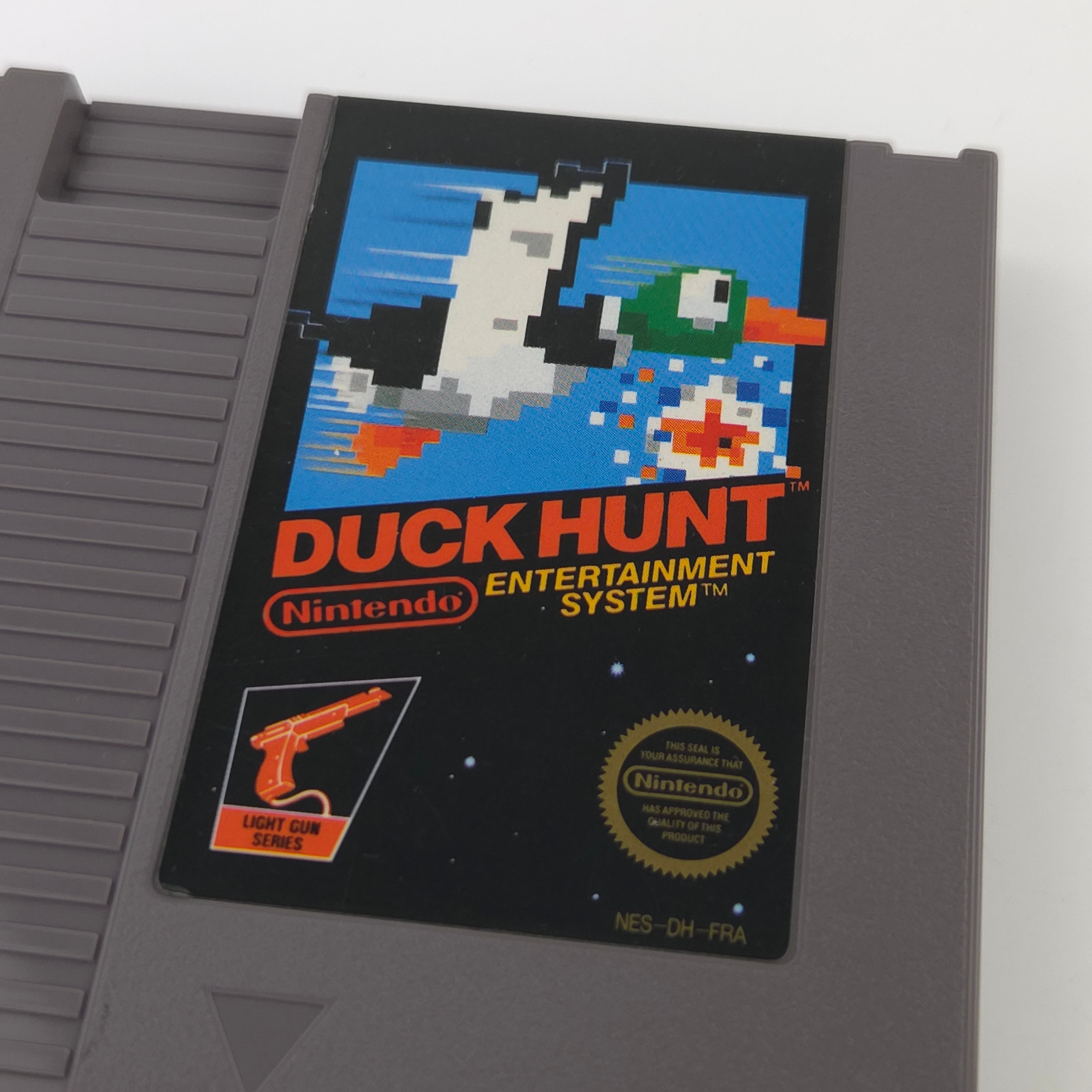 NES Spiel Duck Hunt Modul Cartridge PAL B FRA Gut