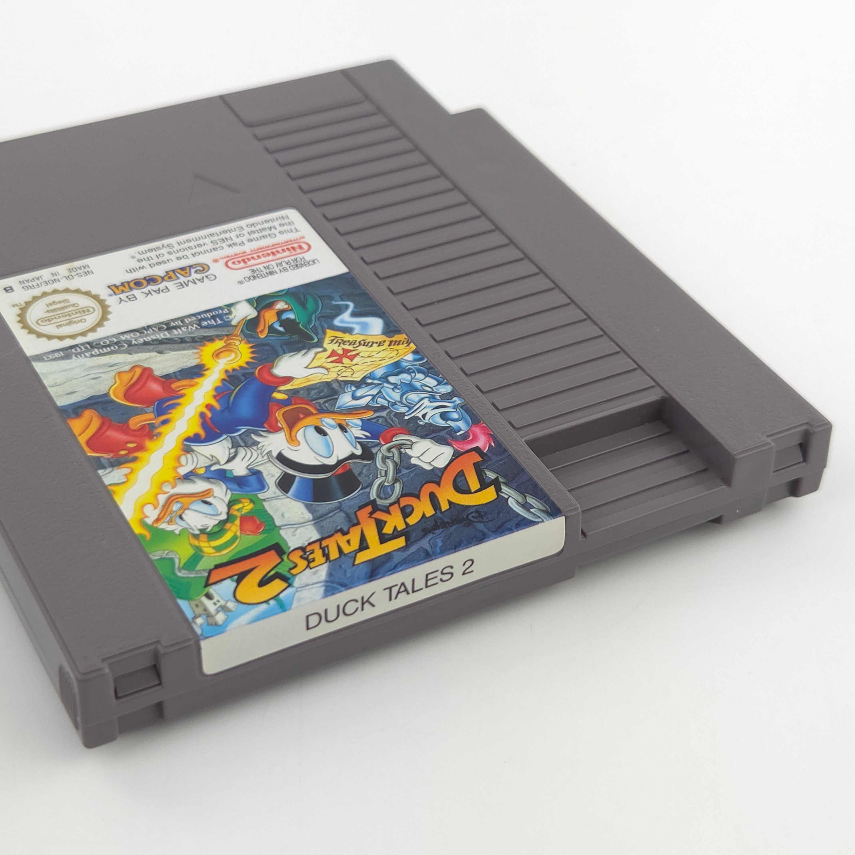 Nintendo NES Spiel Duck Tales 2 Modul Schutzhülle PAL