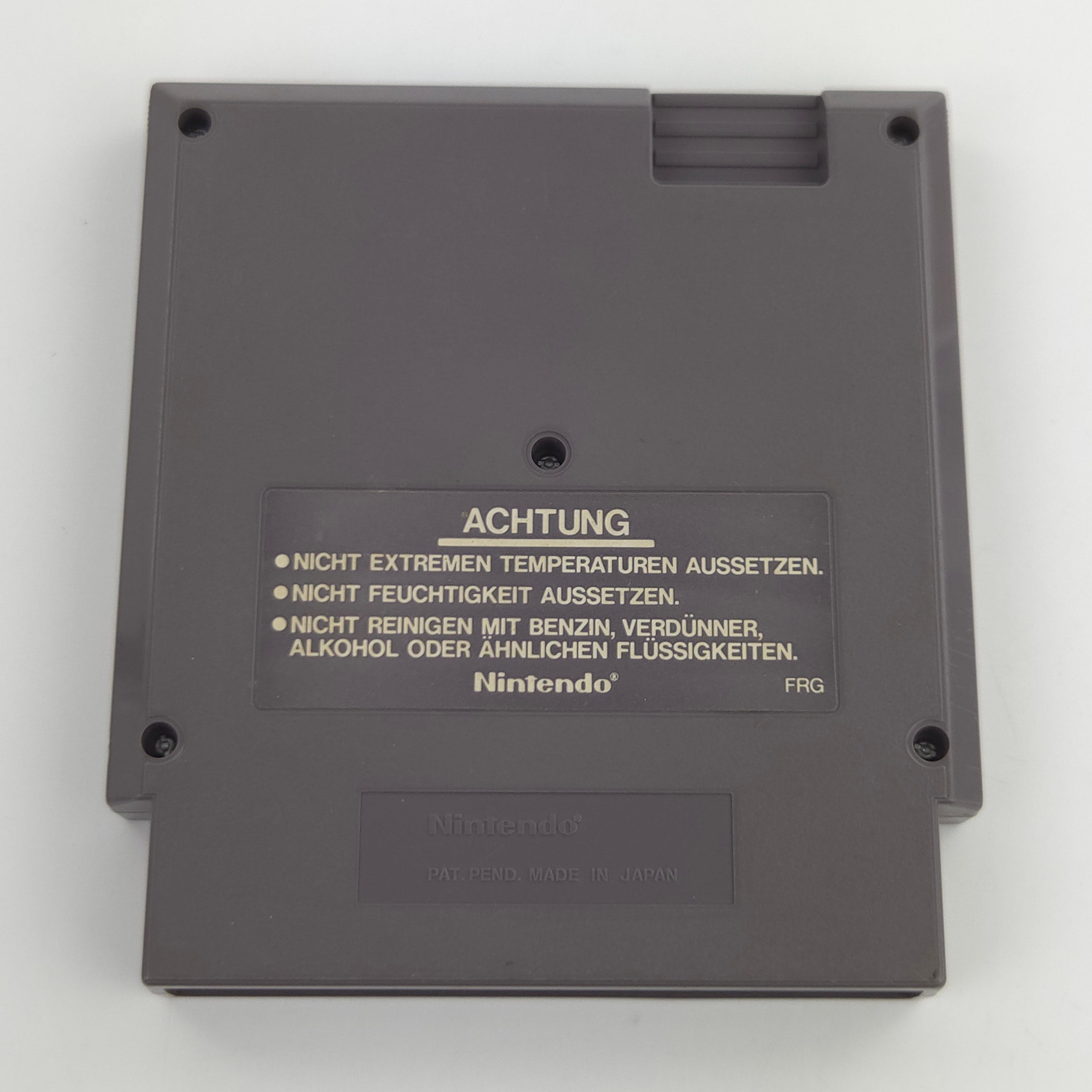 Nintendo NES Spiel Excite Bike Modul Schutzhülle PAL