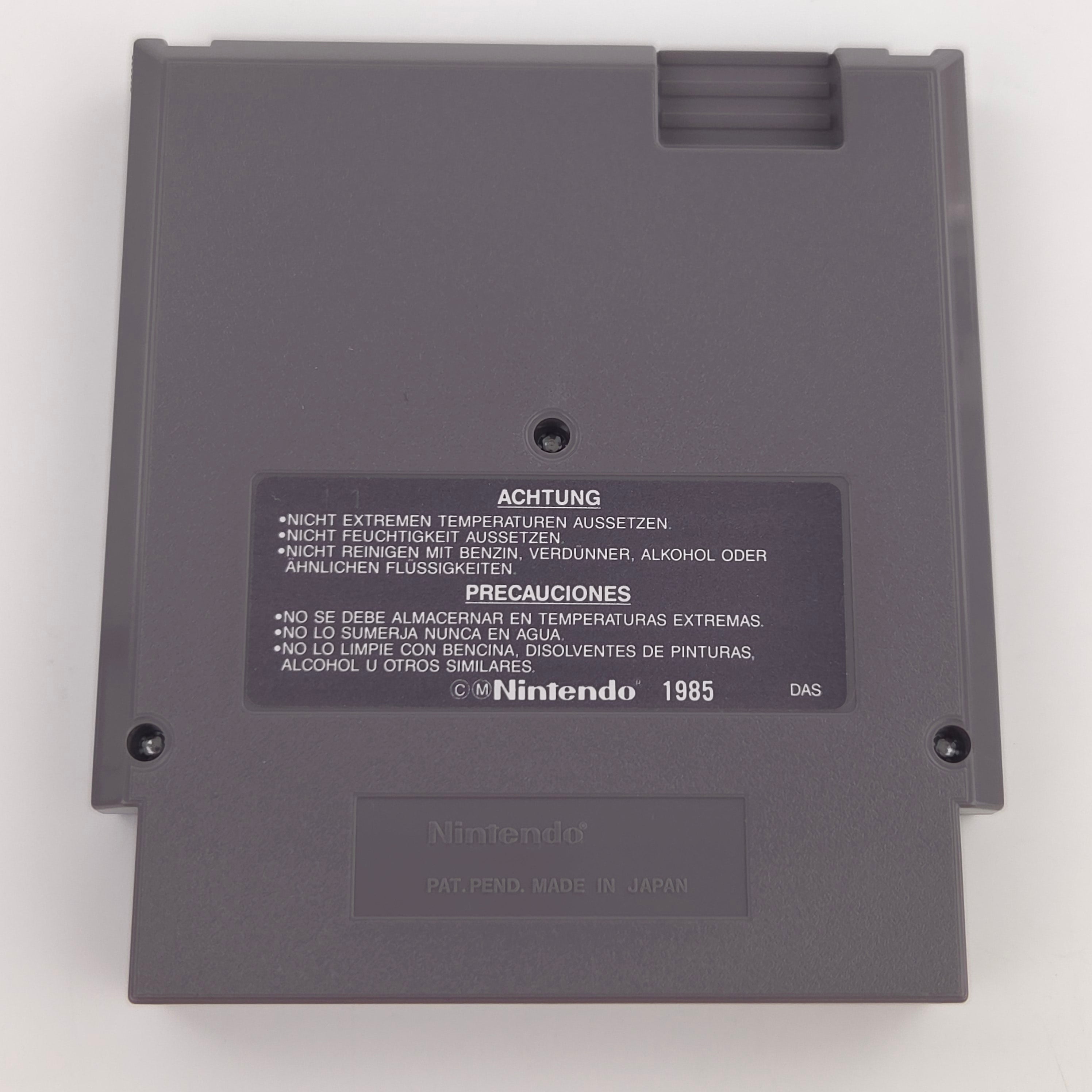 Nintendo NES Spiel Excitebike Modul Schuber PAL-B NOE