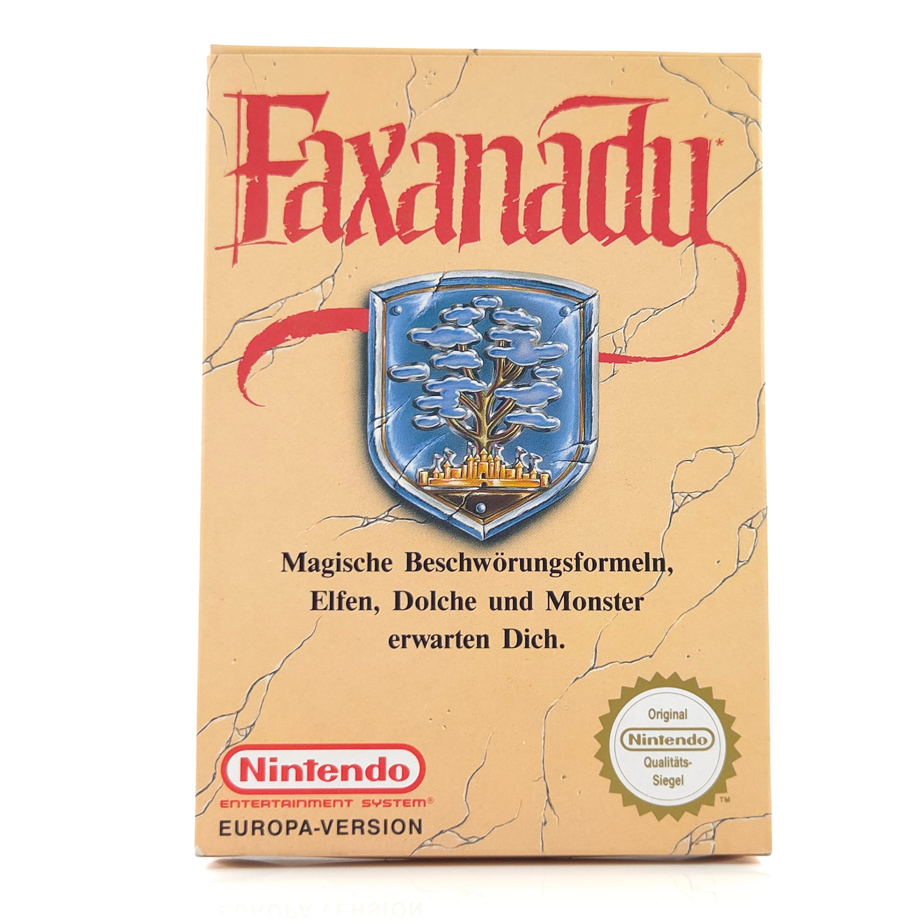 Nintendo NES Spiel – Faxanadu (OVP CIB PAL-B)