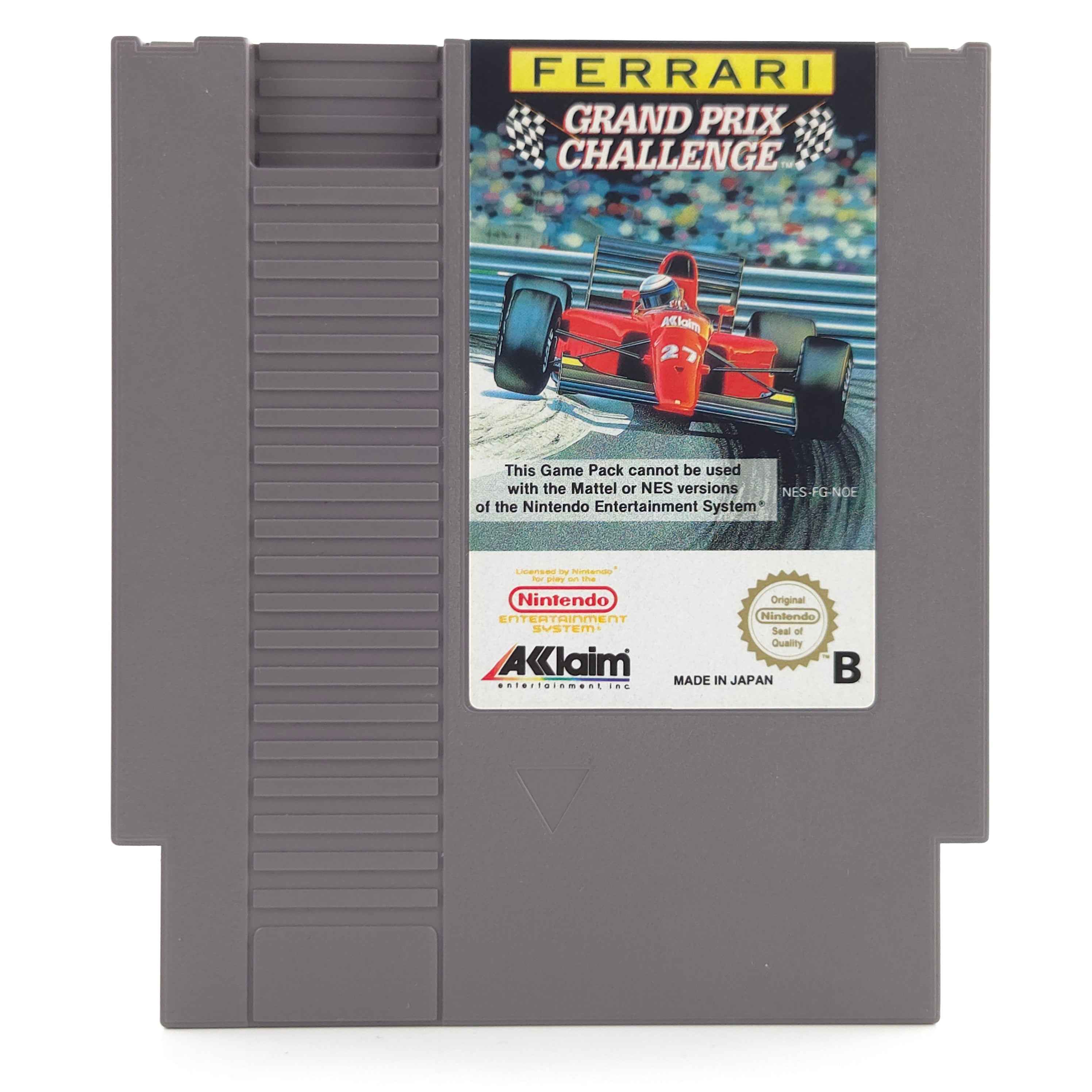 NES Spiel Ferrari Grand Prix Challenge Modul Schutzhülle