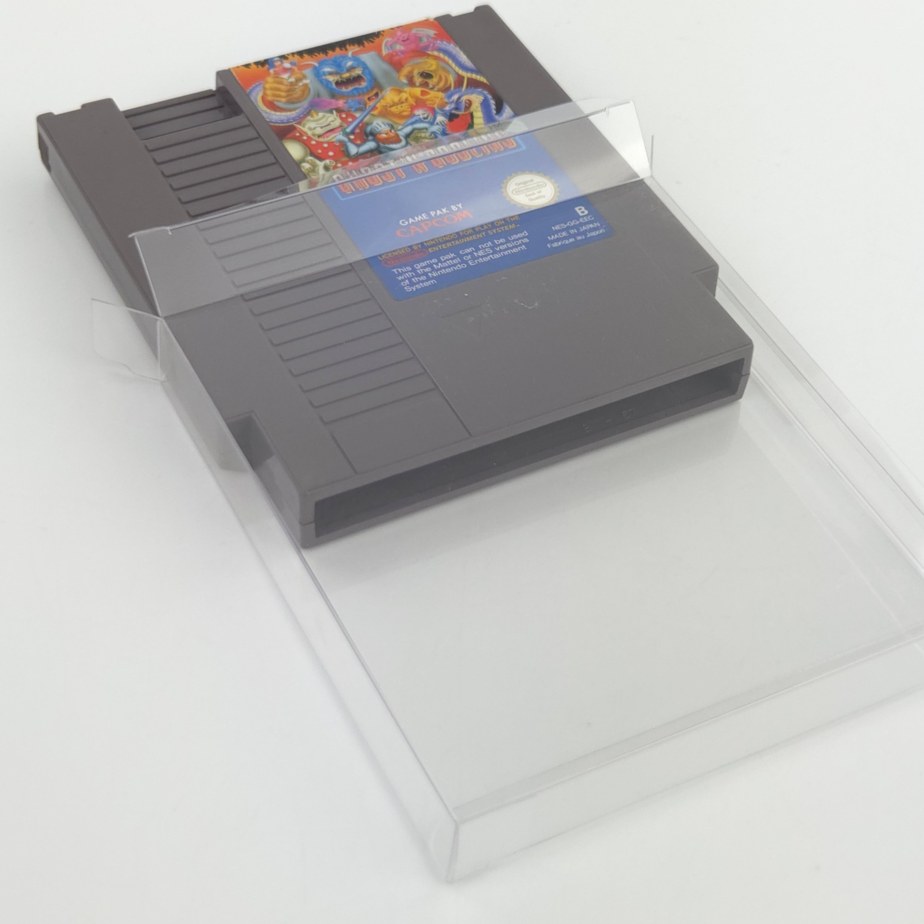 NES Spiel Ghost n Goblins Modul Schutzhülle Capcom PAL