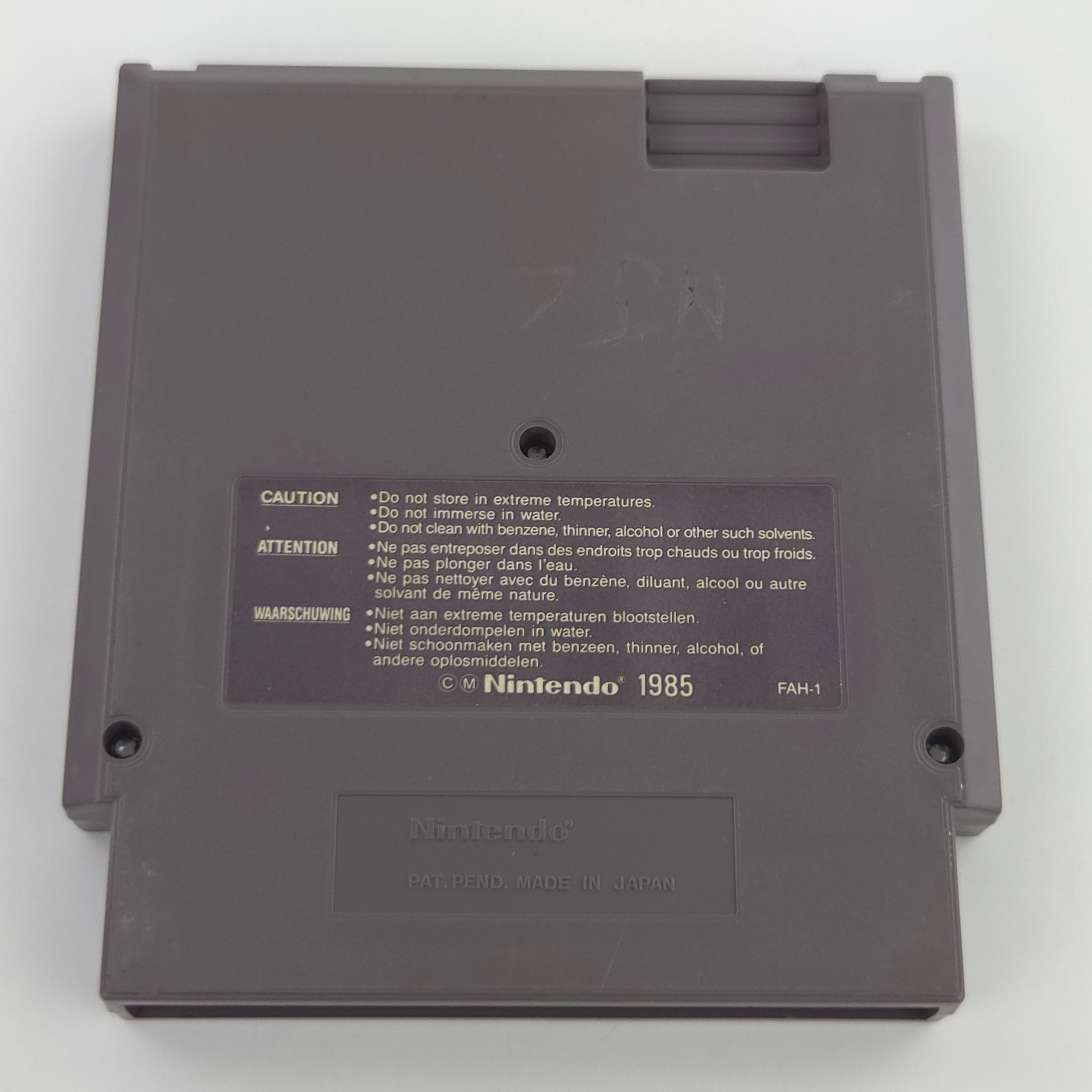 NES Spiel Ghost n Goblins Modul Schutzhülle Capcom PAL
