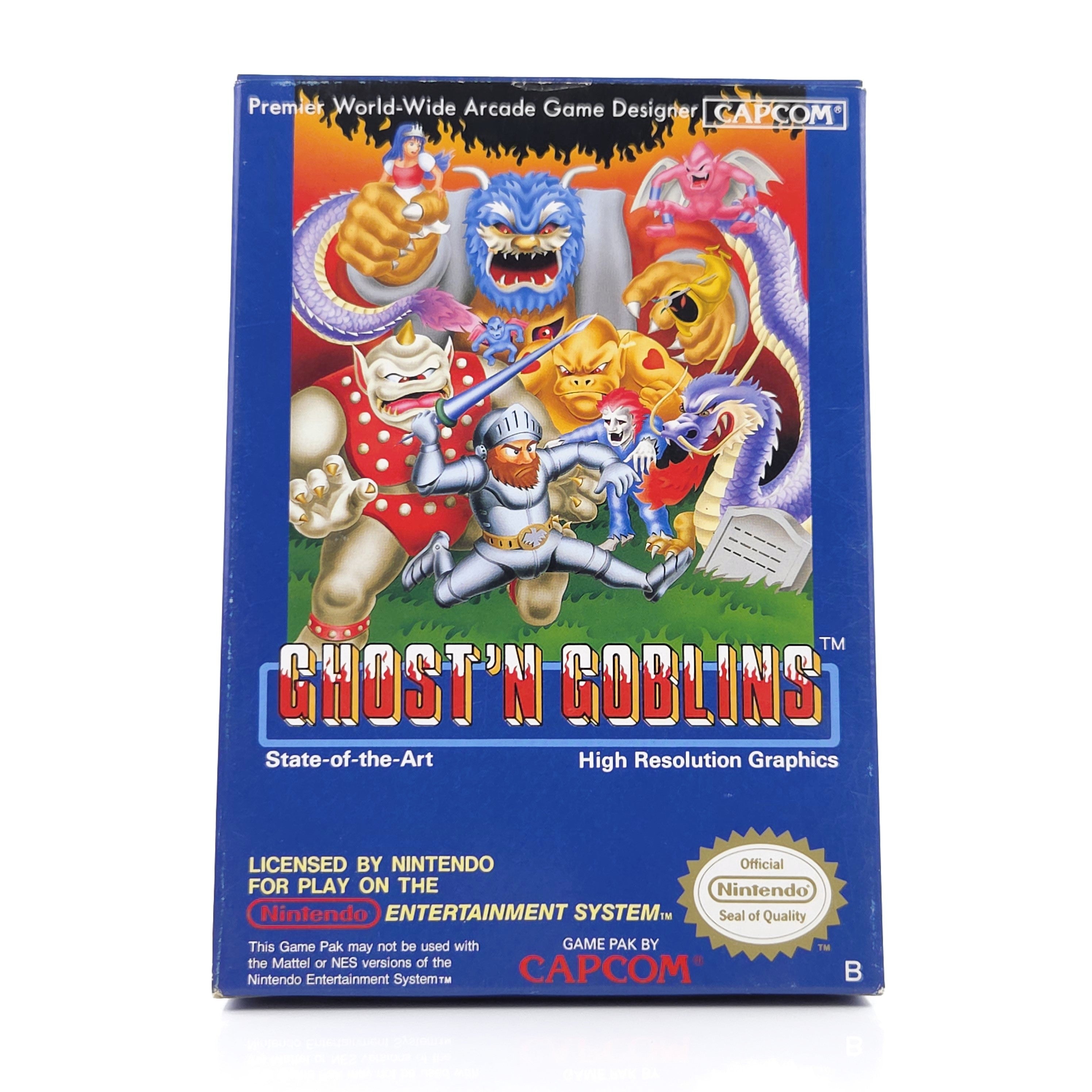 Nintendo NES Spiel – Ghosts N Goblins (OVP PAL)
