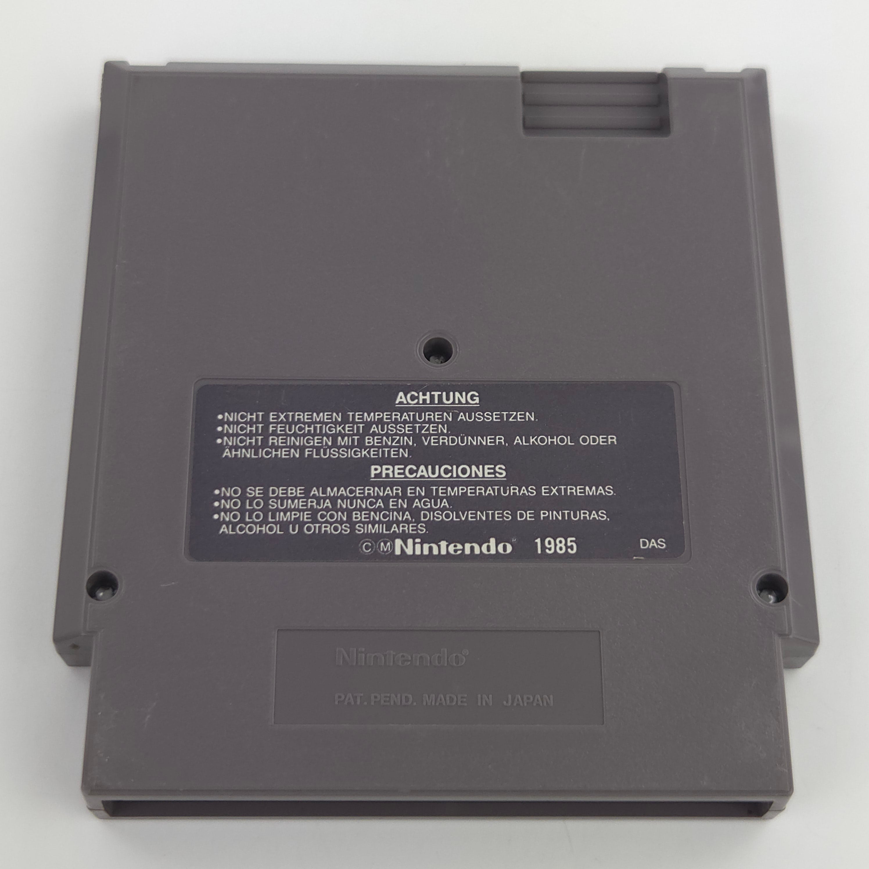 Nintendo NES Spiel Golf Modul Schutzhülle PAL NOE