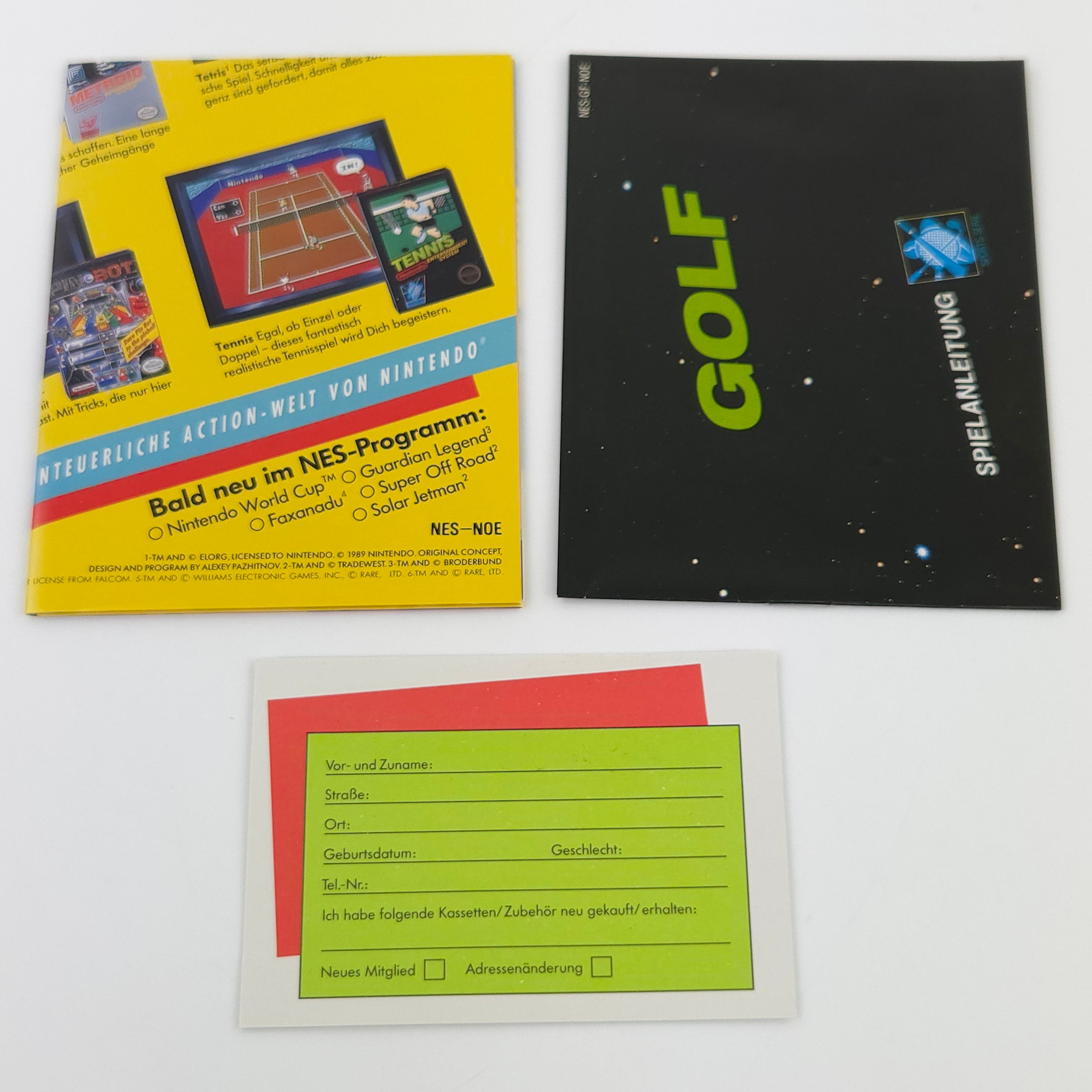 Nintendo NES Spiel – Golf Sport-Serie (OVP PAL)