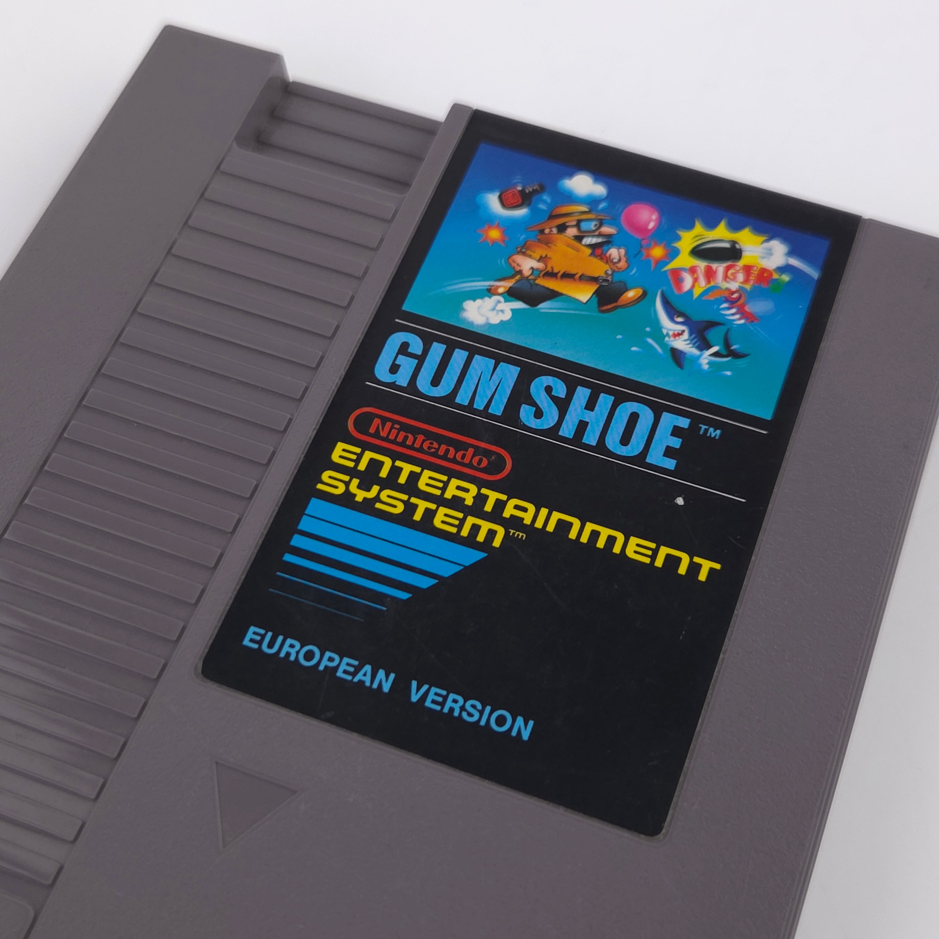 Nintendo NES Spiel Gum Shoe Modul Schutzhülle PAL