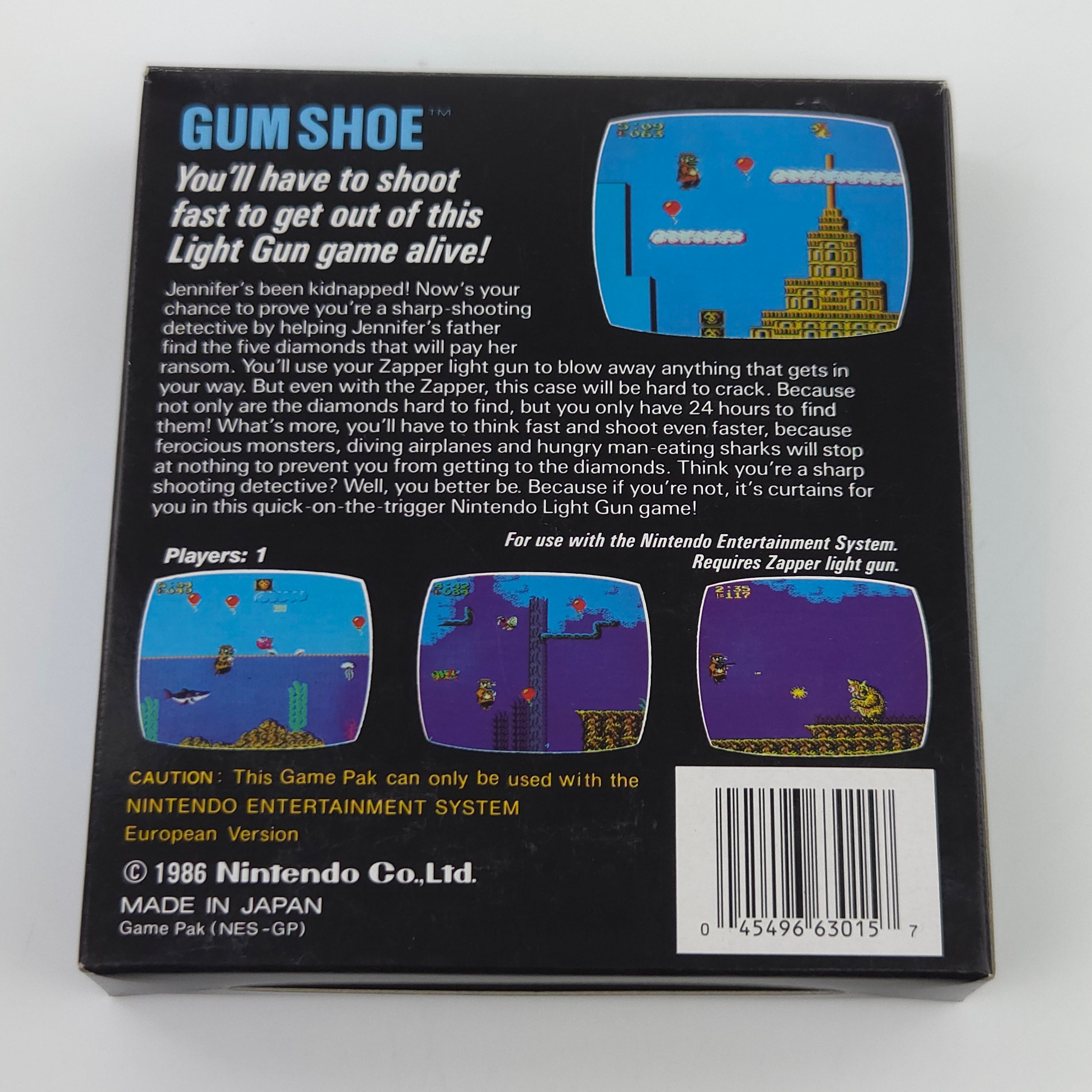 Nintendo NES Spiel – Gumshoe (OVP PAL)