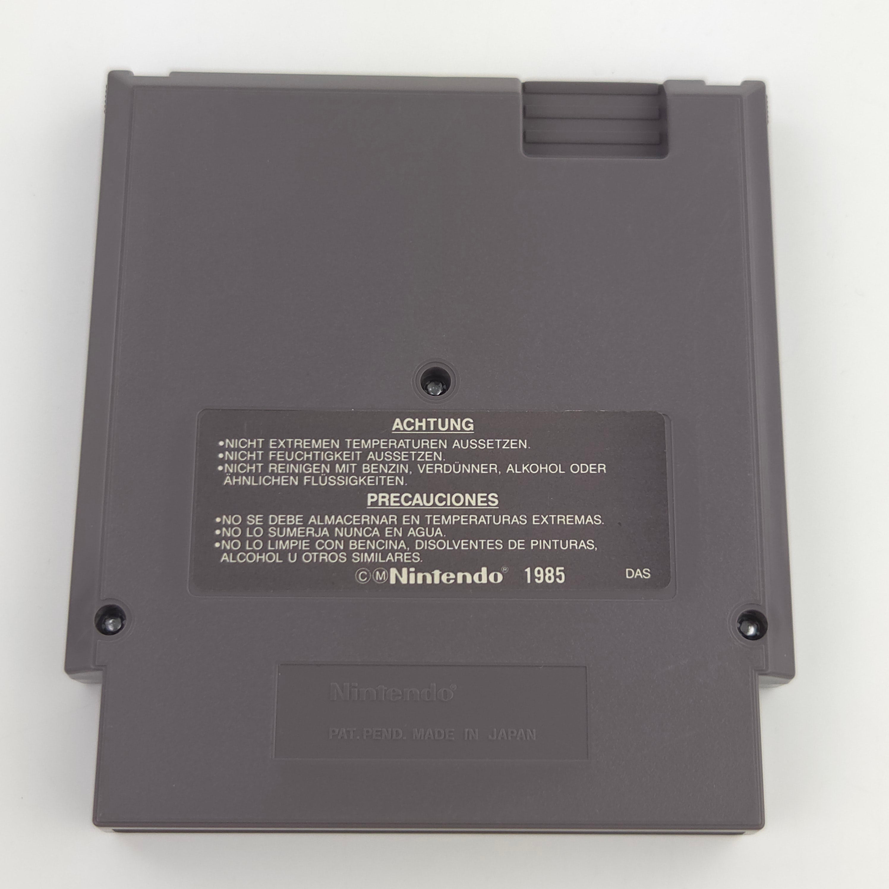 Nintendo NES Spiel Hammerin Harry Modul Schutzhülle PAL