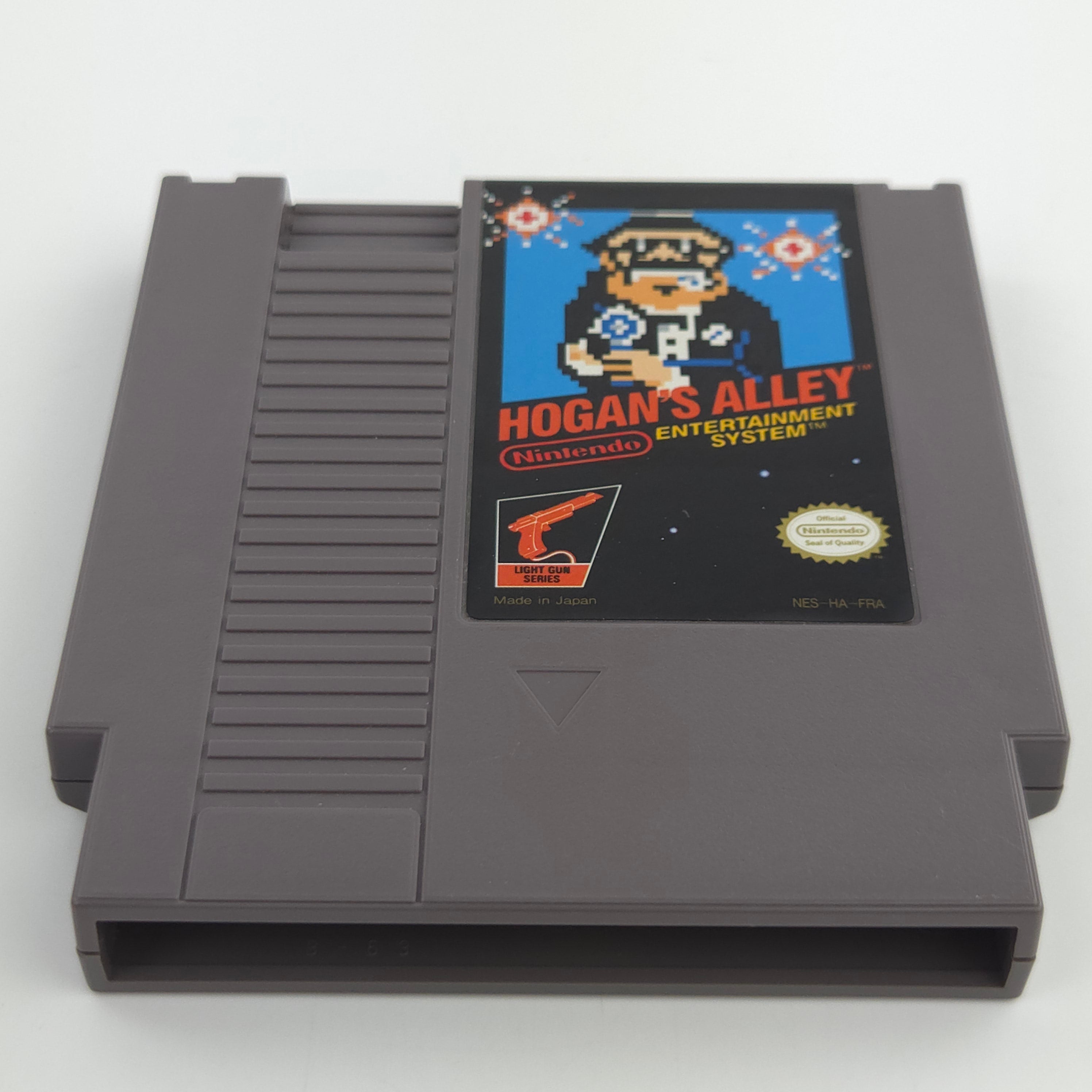 NES Spiel Hogan´s Alley Modul Schutzhülle PAL FRA