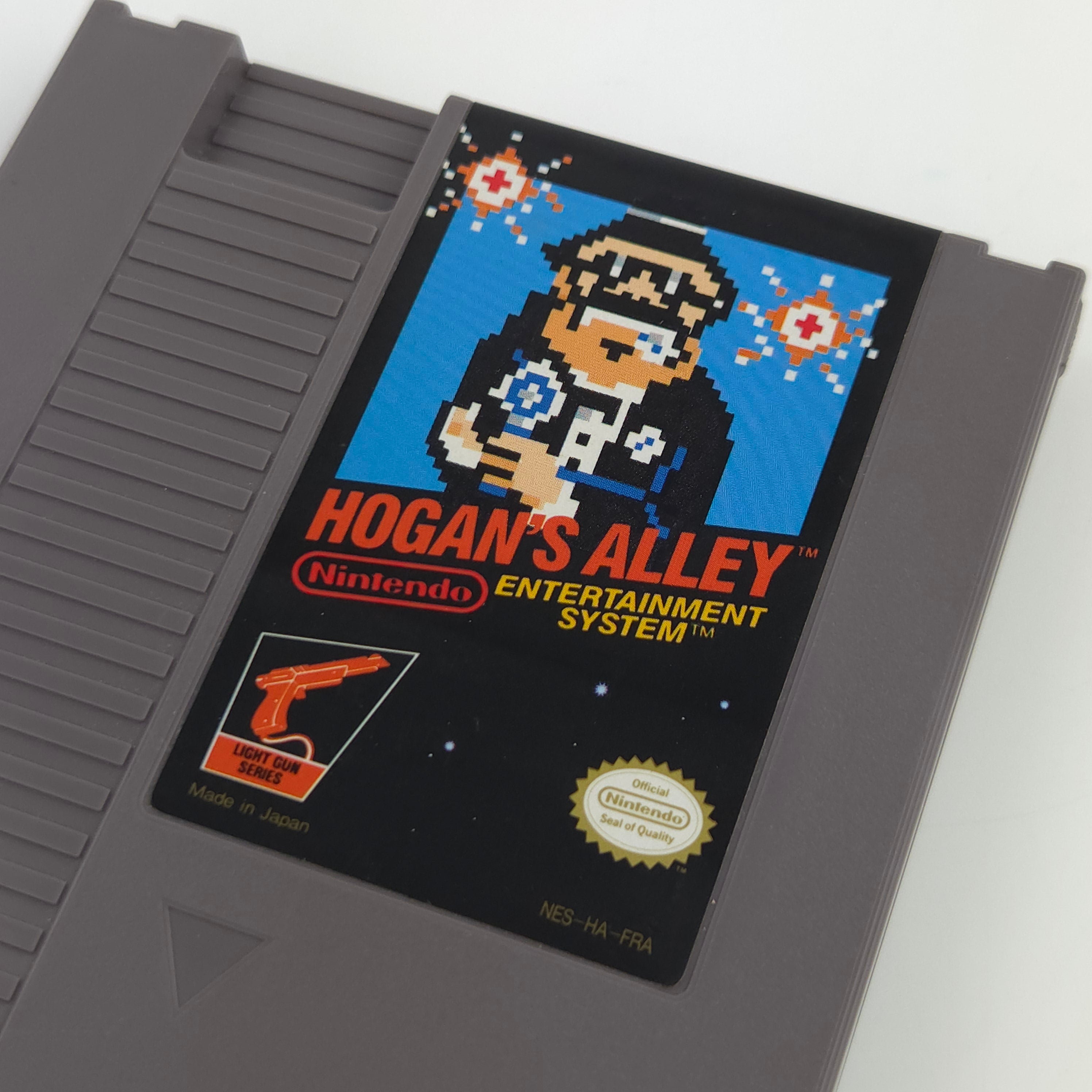 NES Spiel Hogan´s Alley Modul Schutzhülle PAL FRA