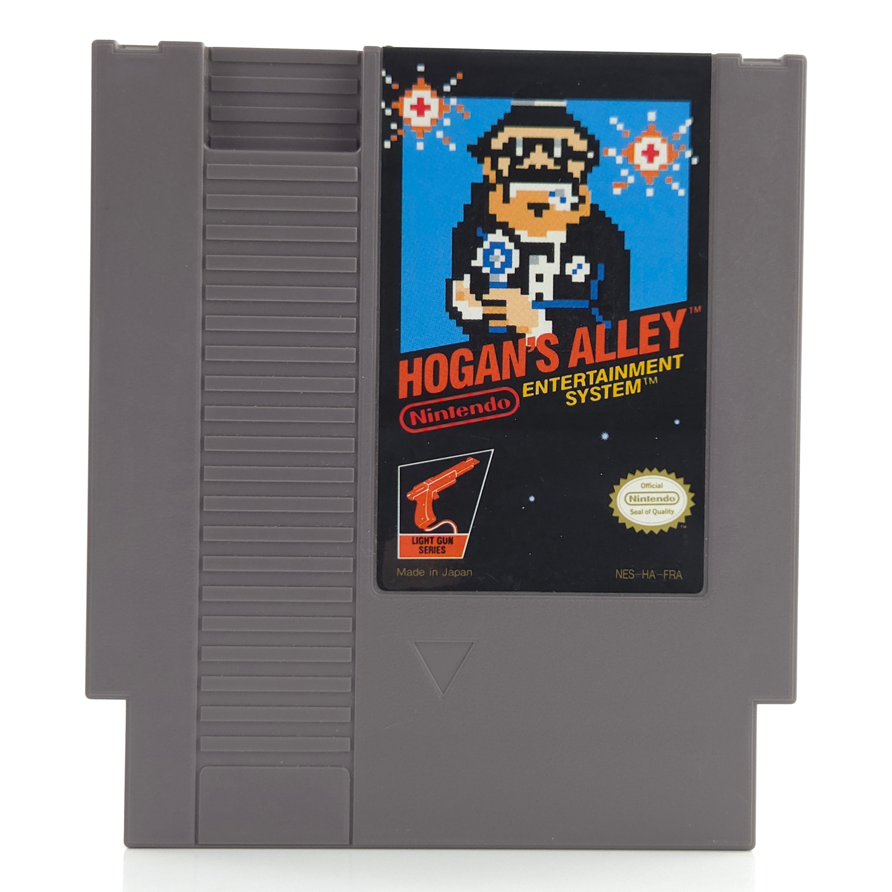 NES Spiel Hogan´s Alley Modul Schutzhülle PAL FRA