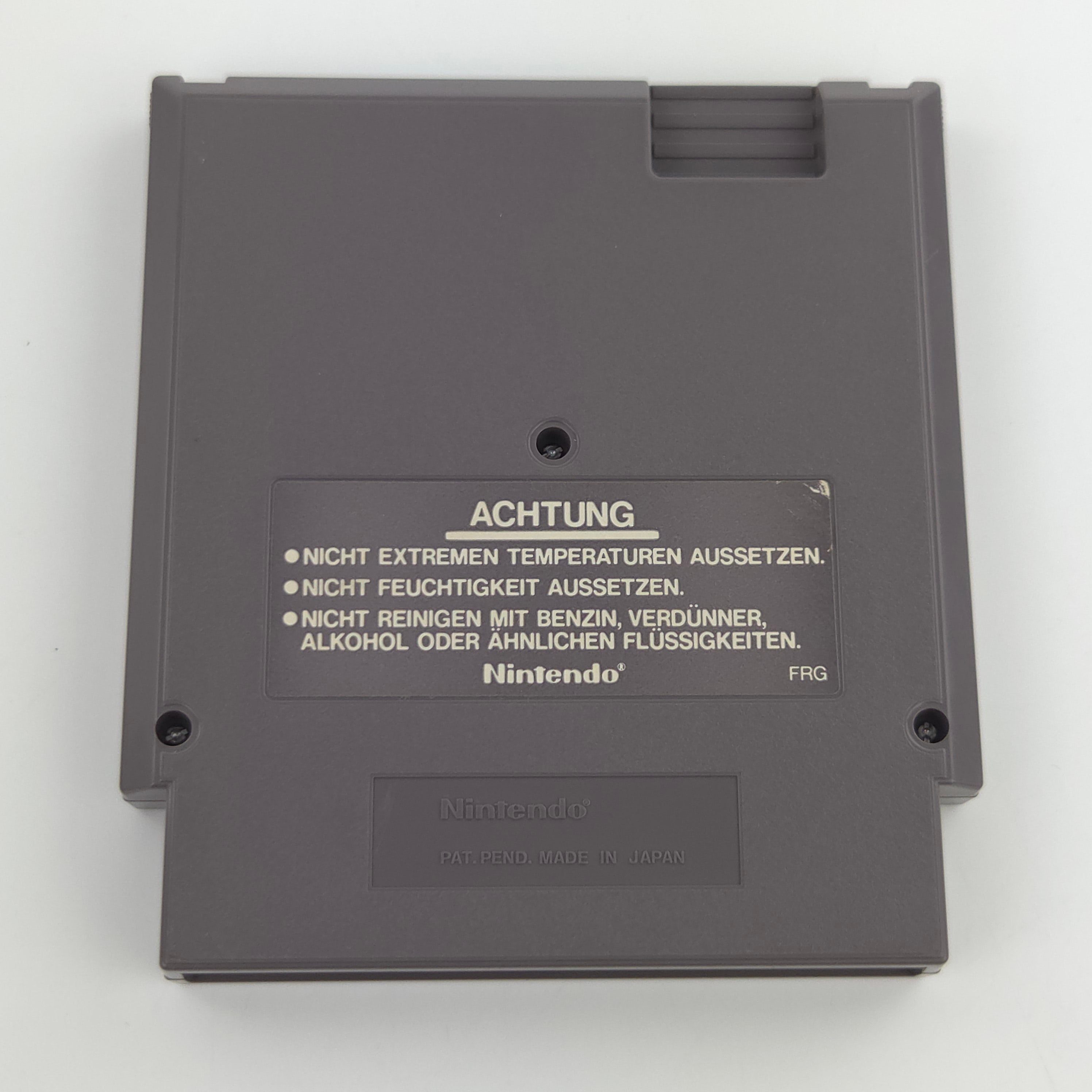 Nintendo NES Spiel Ice Climber 3 Screw Modul Schutzhülle