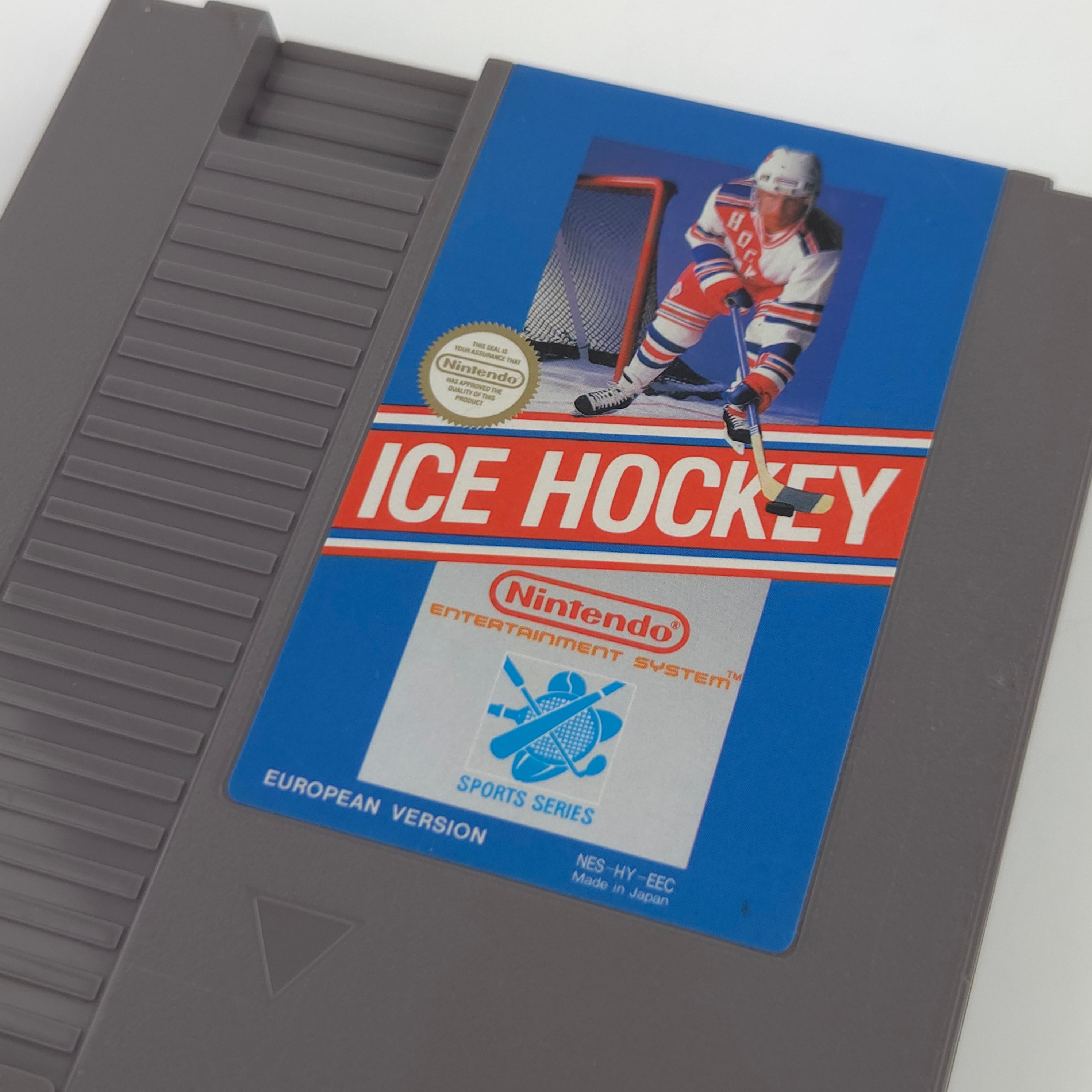 Nintendo NES Spiel Ice Hockey PAL Modul Schutzhülle