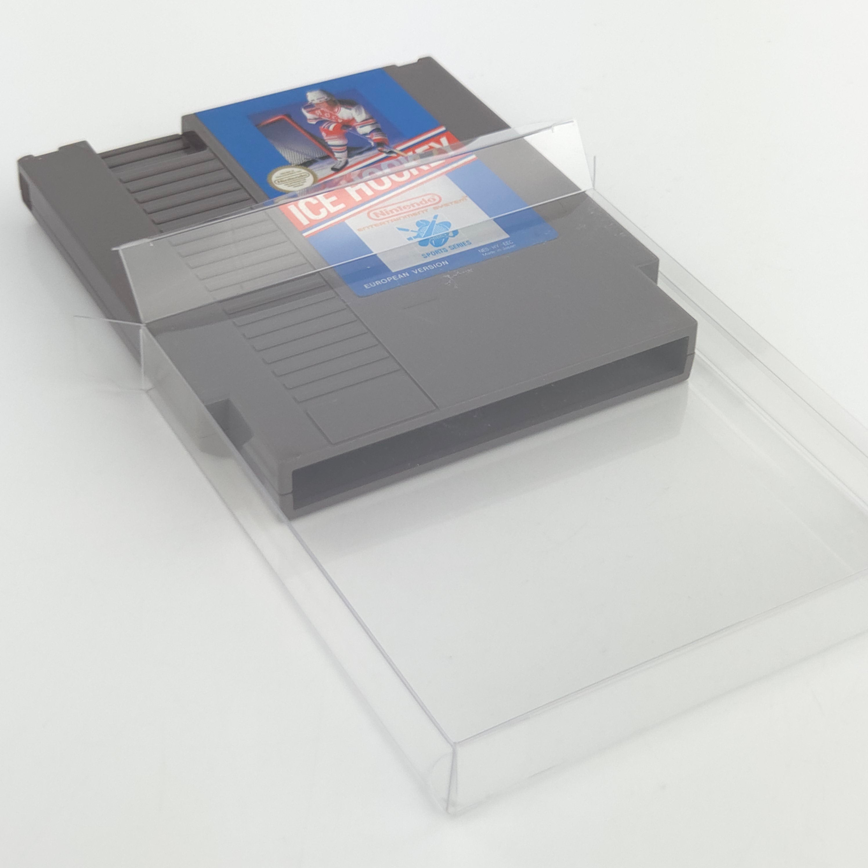 Nintendo NES Spiel Ice Hockey PAL Modul Schutzhülle