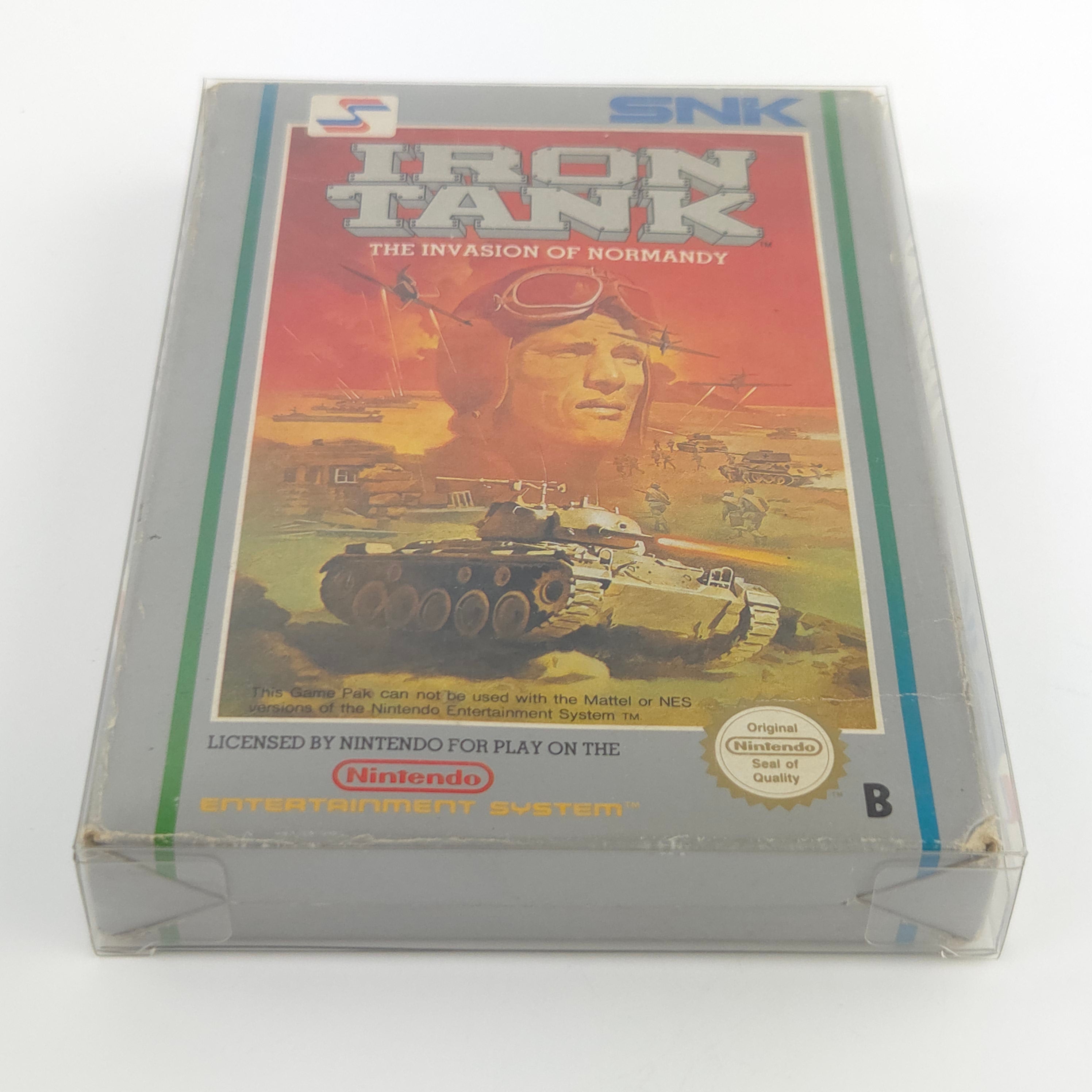 Nintendo NES Spiel Iron Tank Invasion of Normandy OVP ESP
