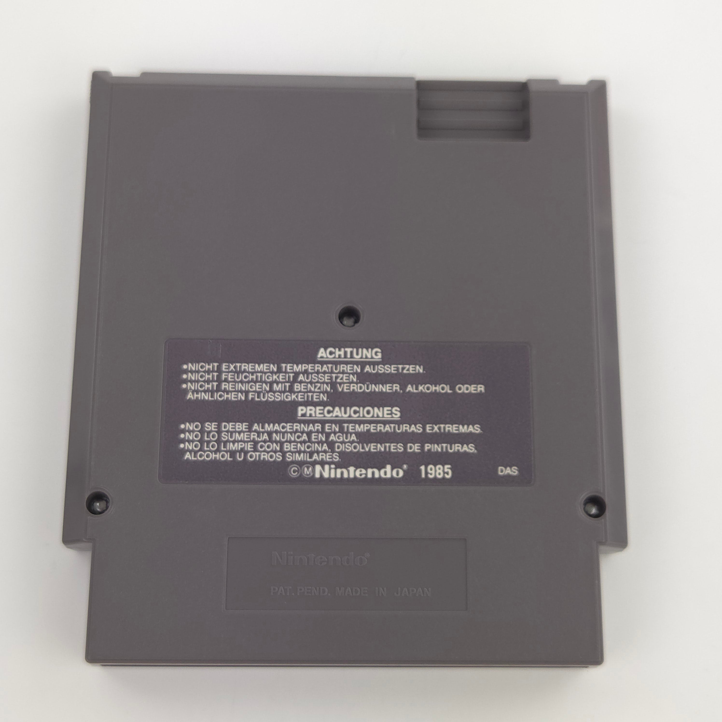 Nintendo NES Spiel Ironsword Wizards Warriors Schuber PAL