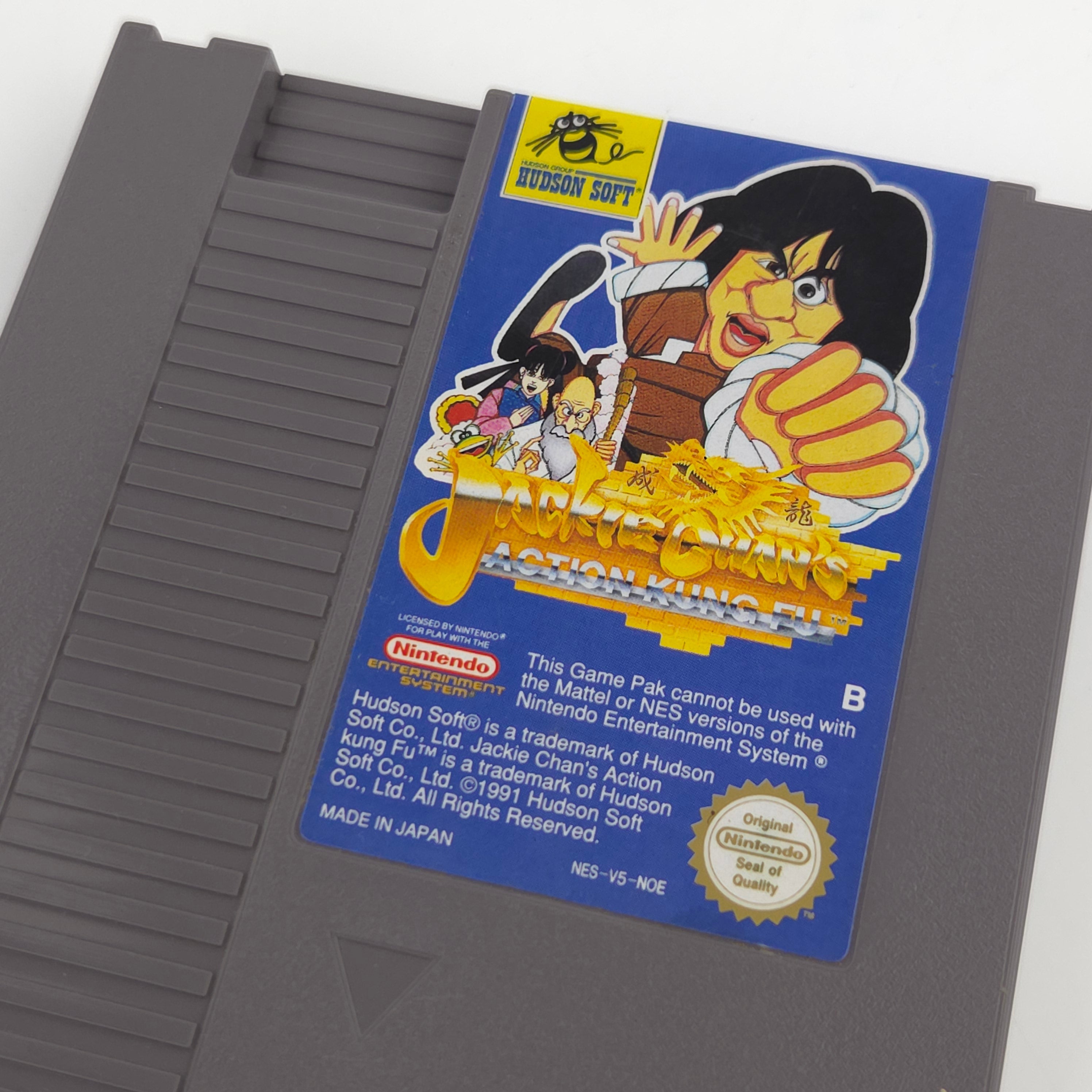 NES Spiel Jackie Chan Action Kung Fu NOE Schutzhülle