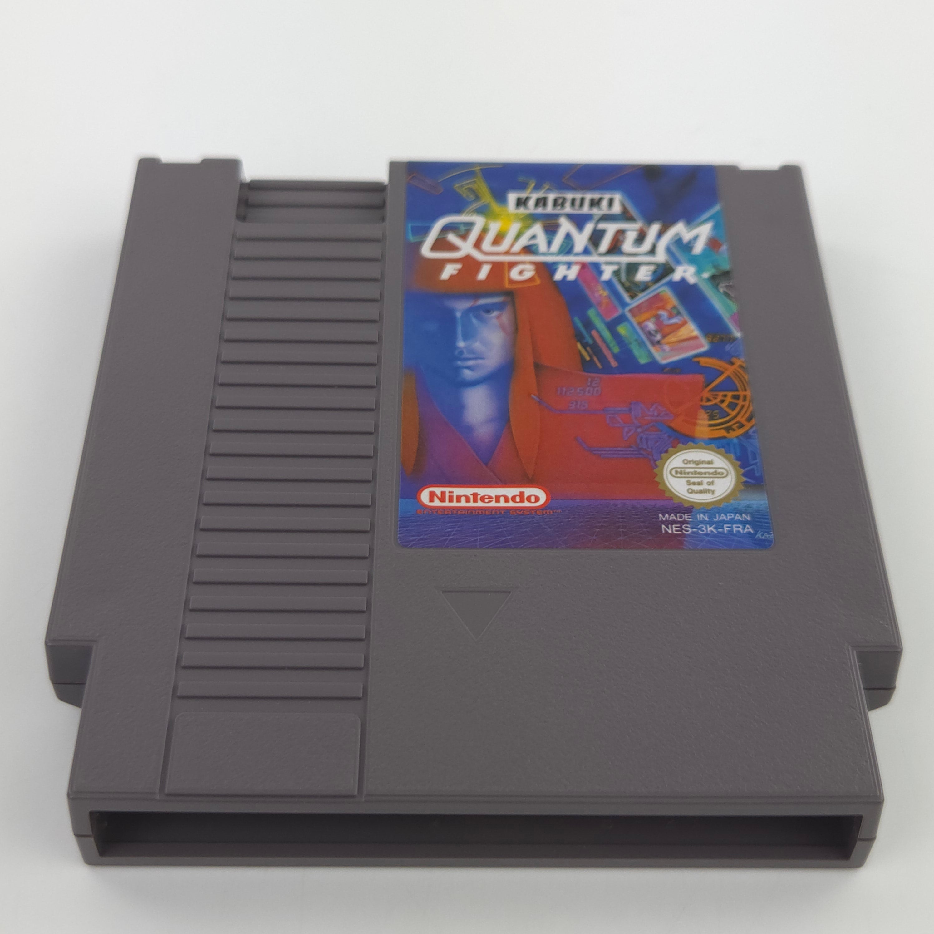 NES Spiel Kabuki Quantum Fighter Modul Schutzhülle PAL B