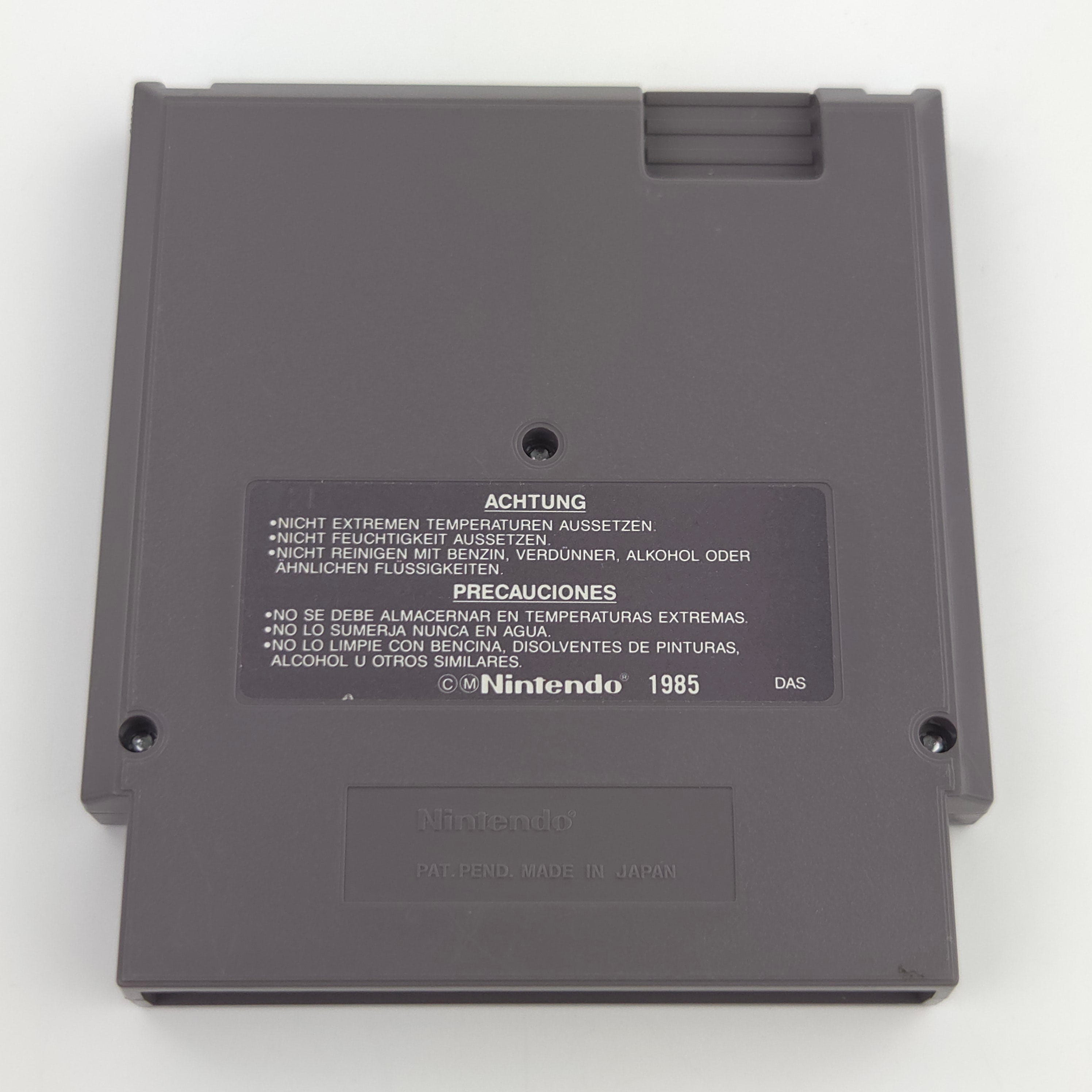 Nintendo NES Spiel Kickle Cubicle Modul Schutzhülle PAL
