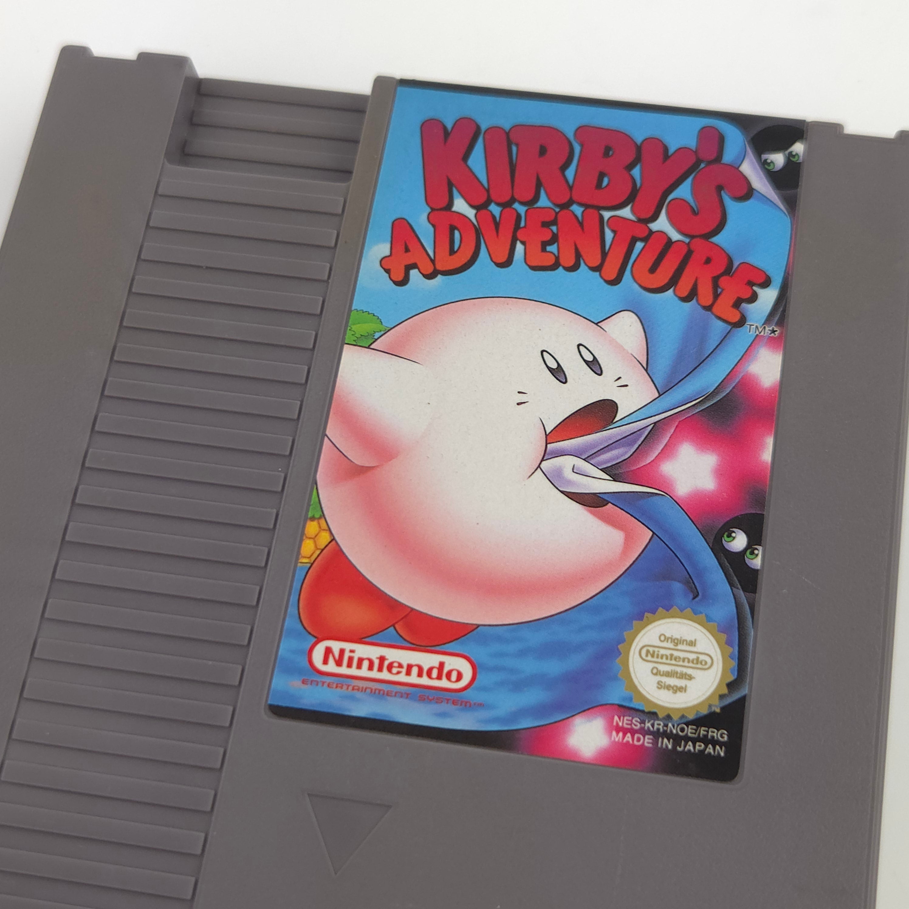 NES Spiel Kirby´s Adventure Modul Schutzhülle PAL B