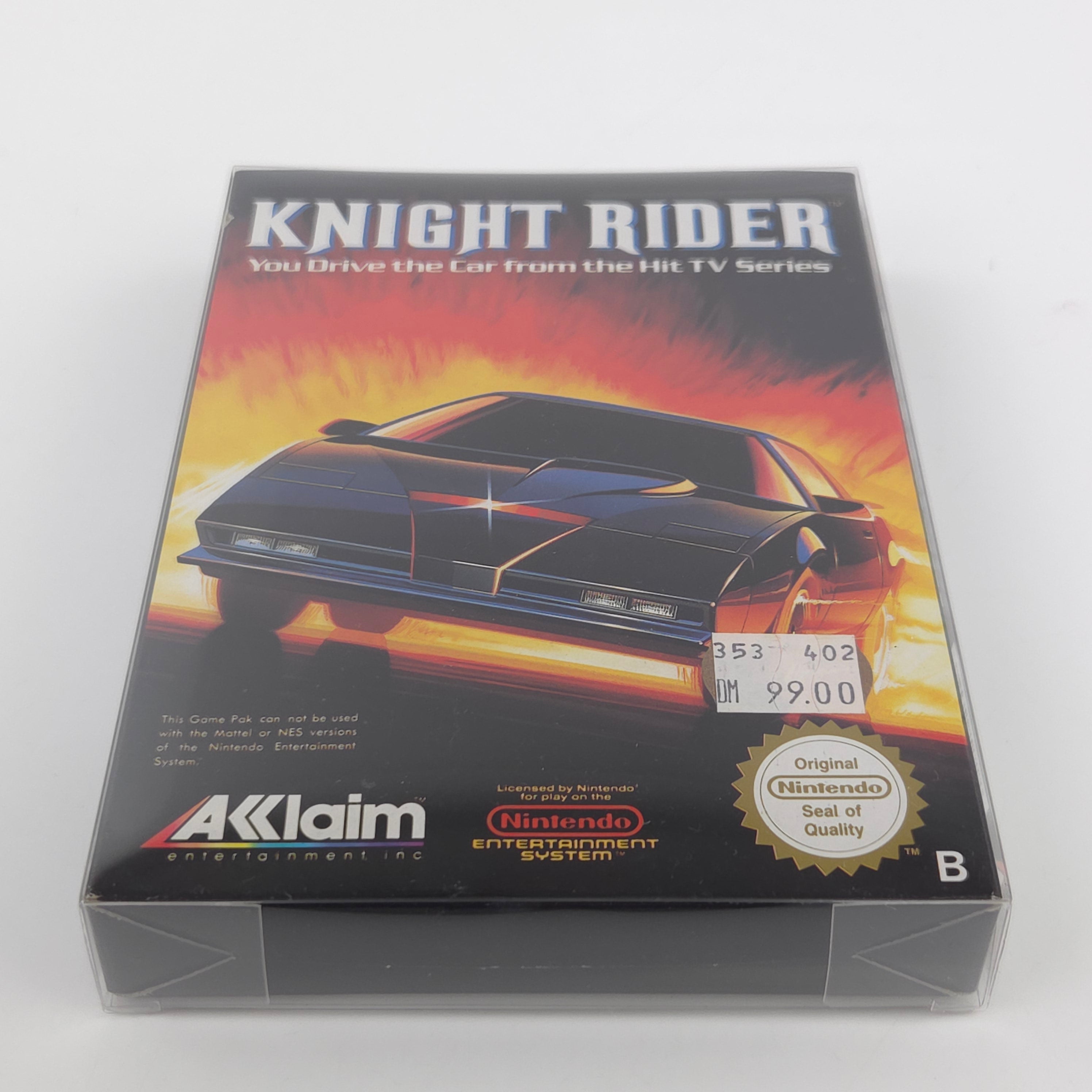 Nintendo NES Spiel – Knight Rider (OVP CIB PAL-B)