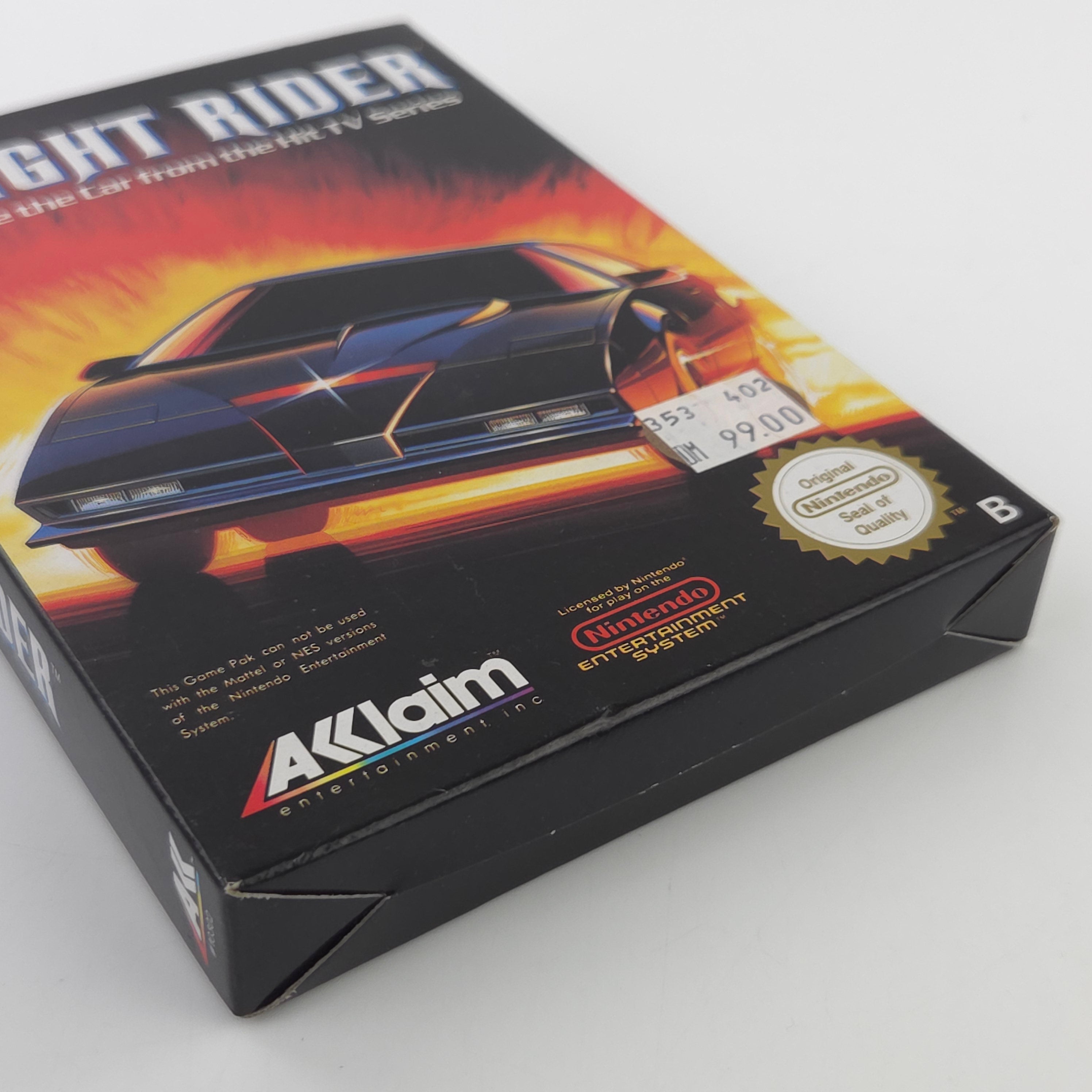 Nintendo NES Spiel – Knight Rider (OVP CIB PAL-B)