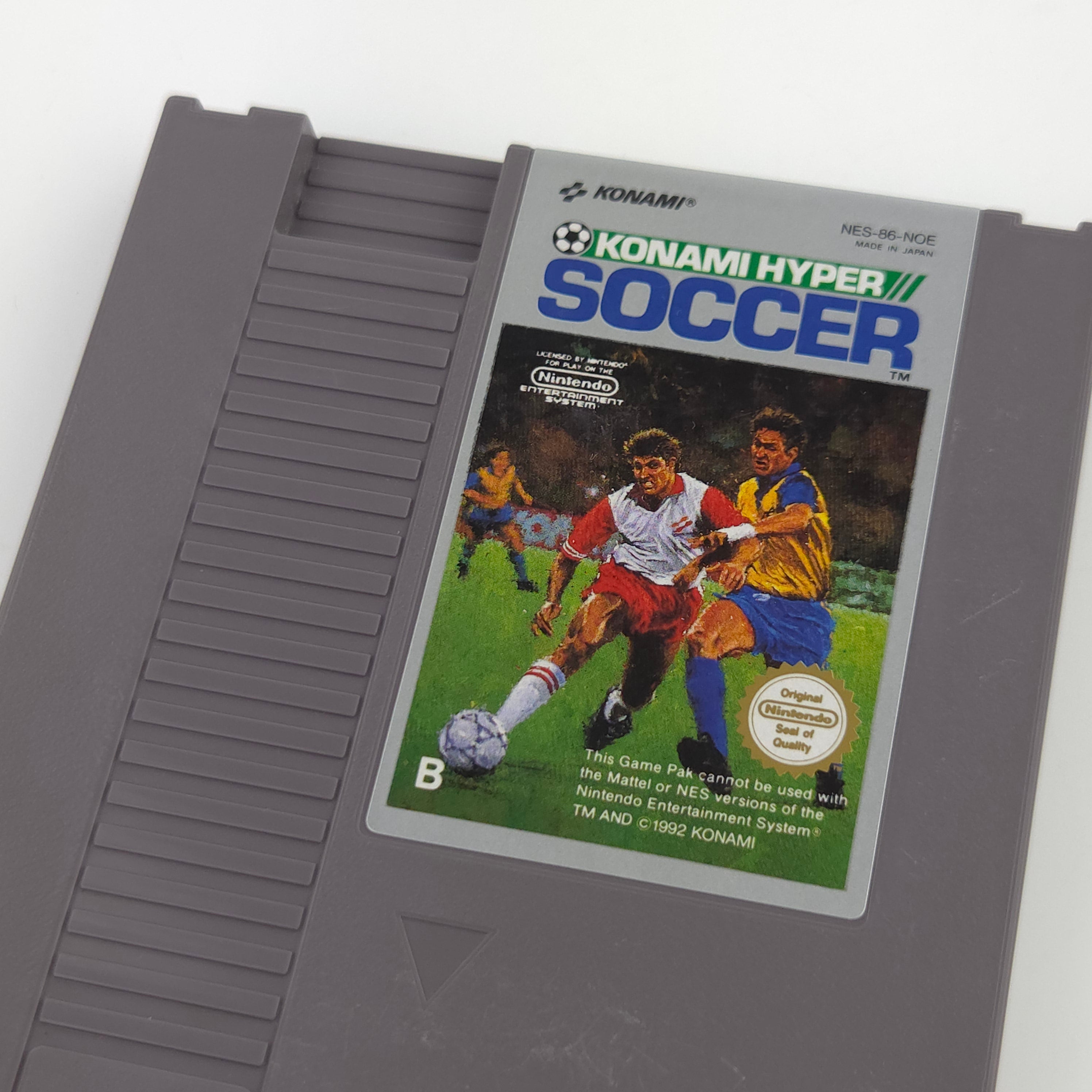 Nintendo NES Spiel Konami Hyper Soccer Modul Schutzhülle