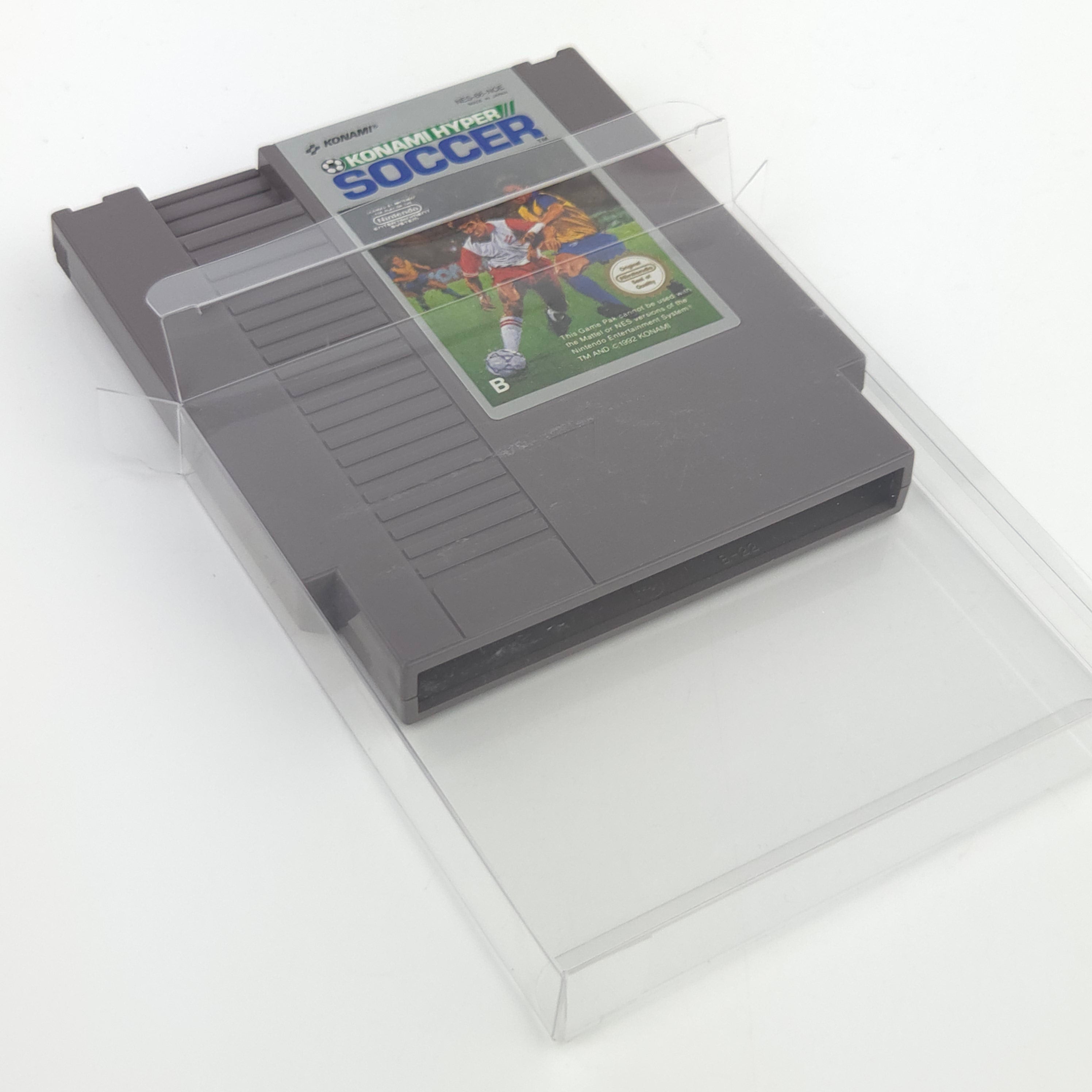 Nintendo NES Spiel Konami Hyper Soccer Modul Schutzhülle