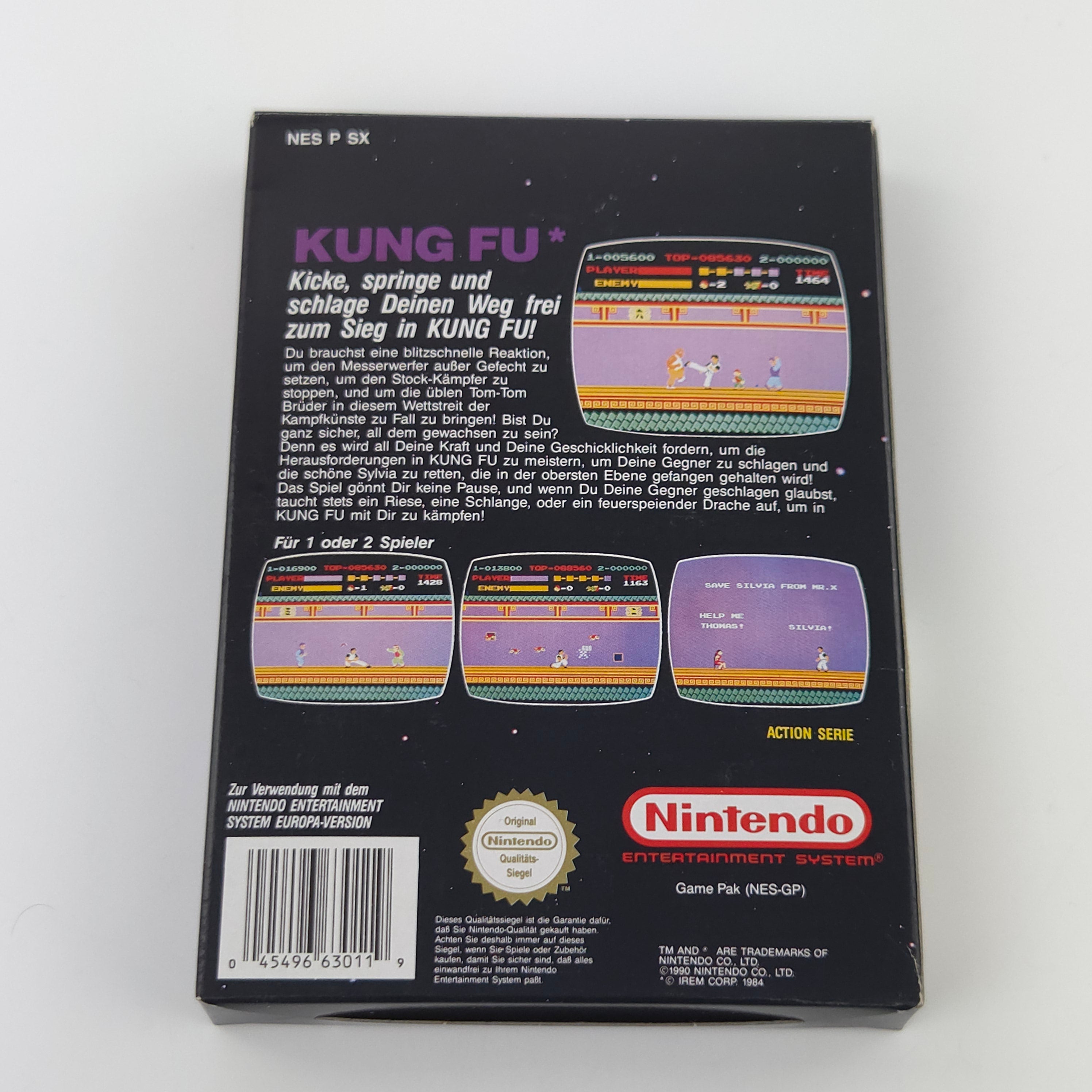 Nintendo NES Spiel – Kung Fu Action Serie (OVP)