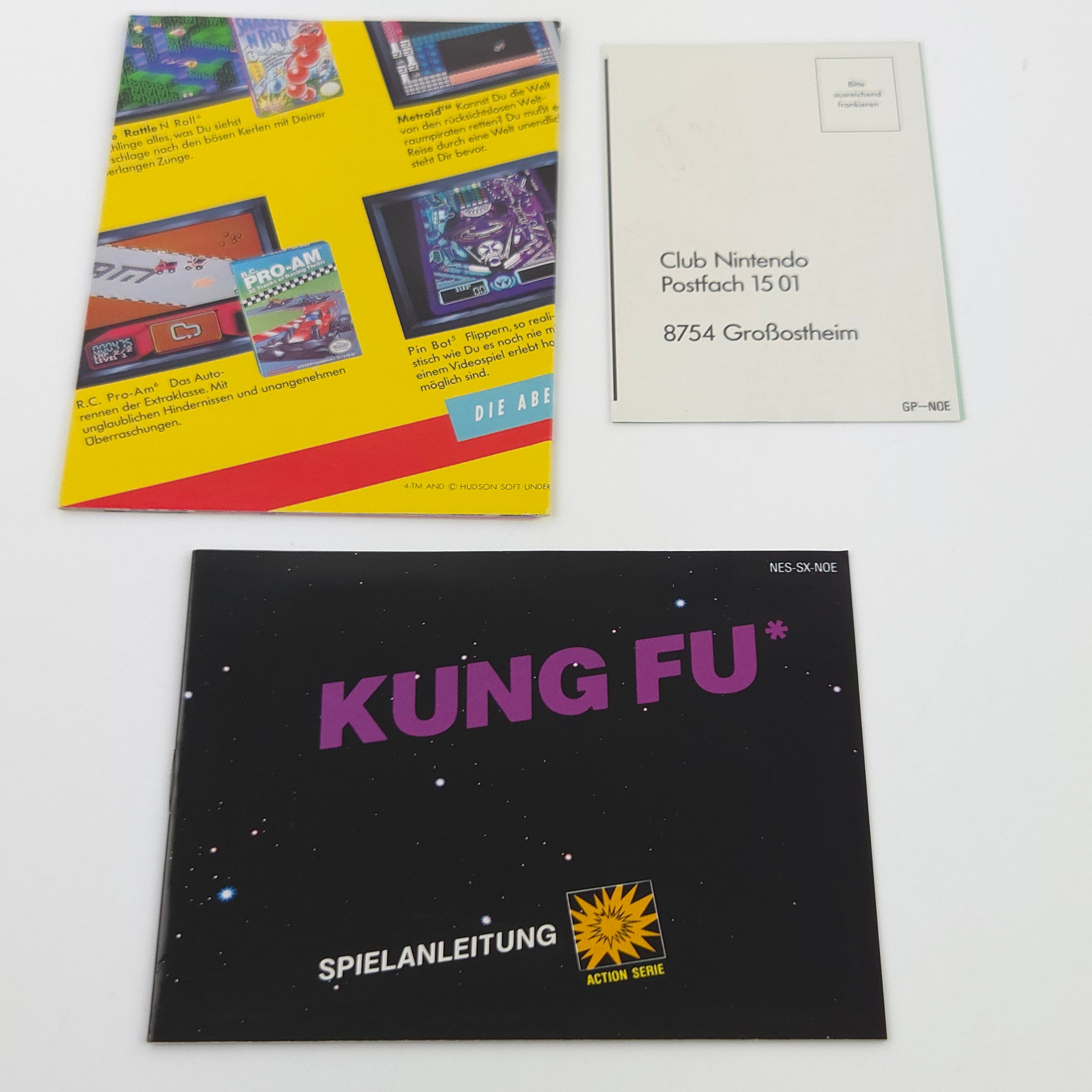 Nintendo NES Spiel – Kung Fu Action Serie (OVP)