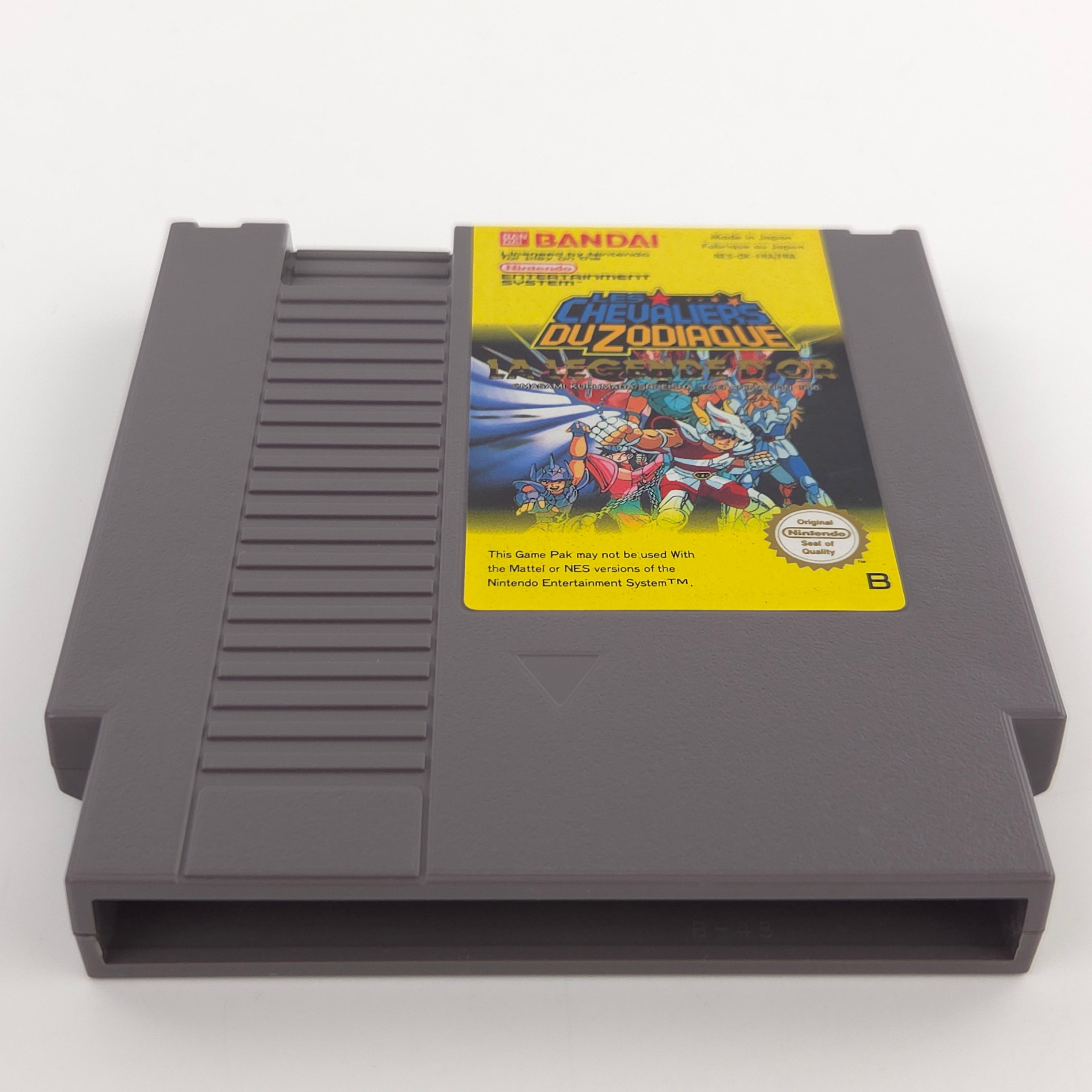 NES Spiel Les Chevaliers Du Zodiaque Modul Schuber PAL-B