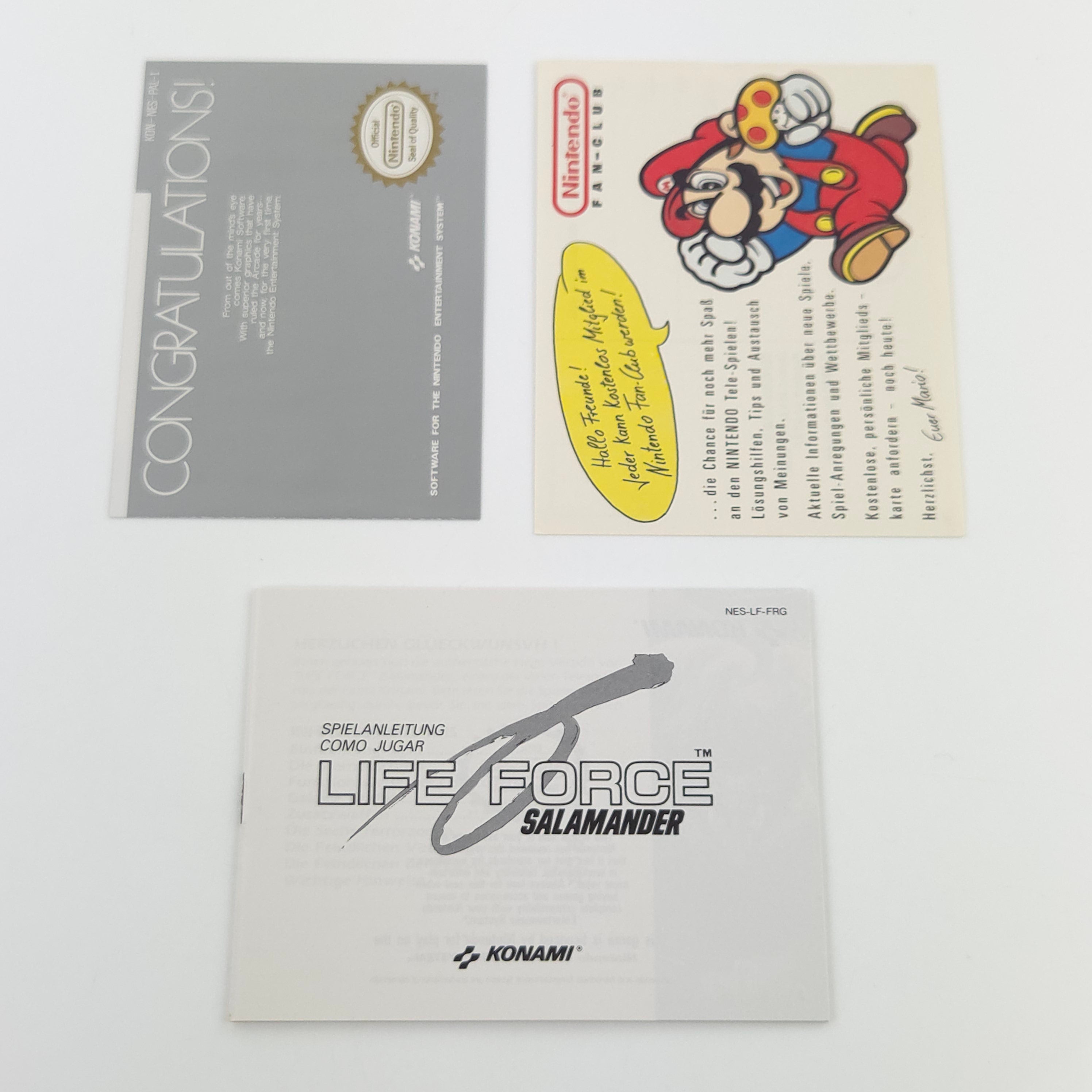 Nintendo NES Spiel – Life Force Salamander (PAL)