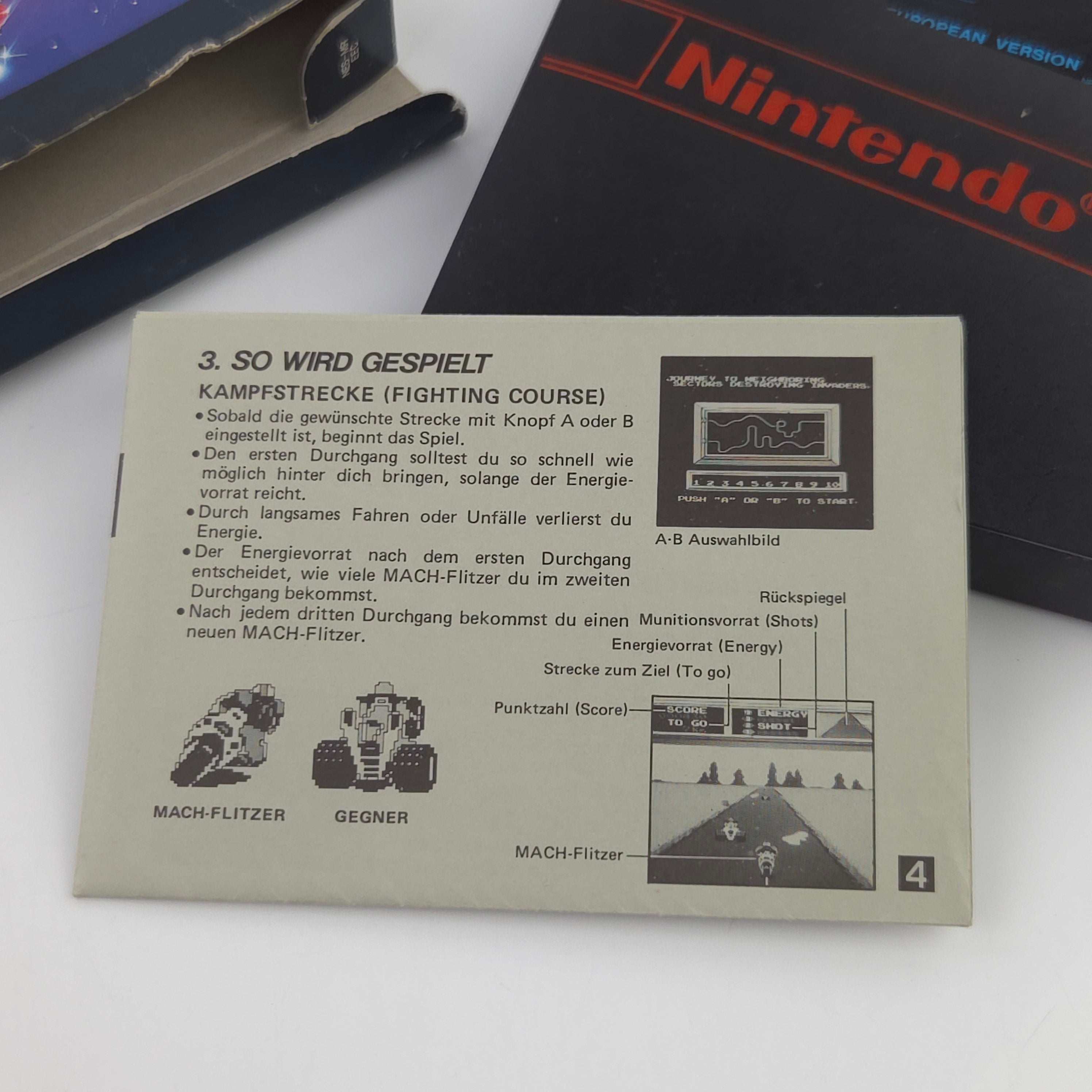 Nintendo NES Spiel – Mach Rider (OVP PAL)