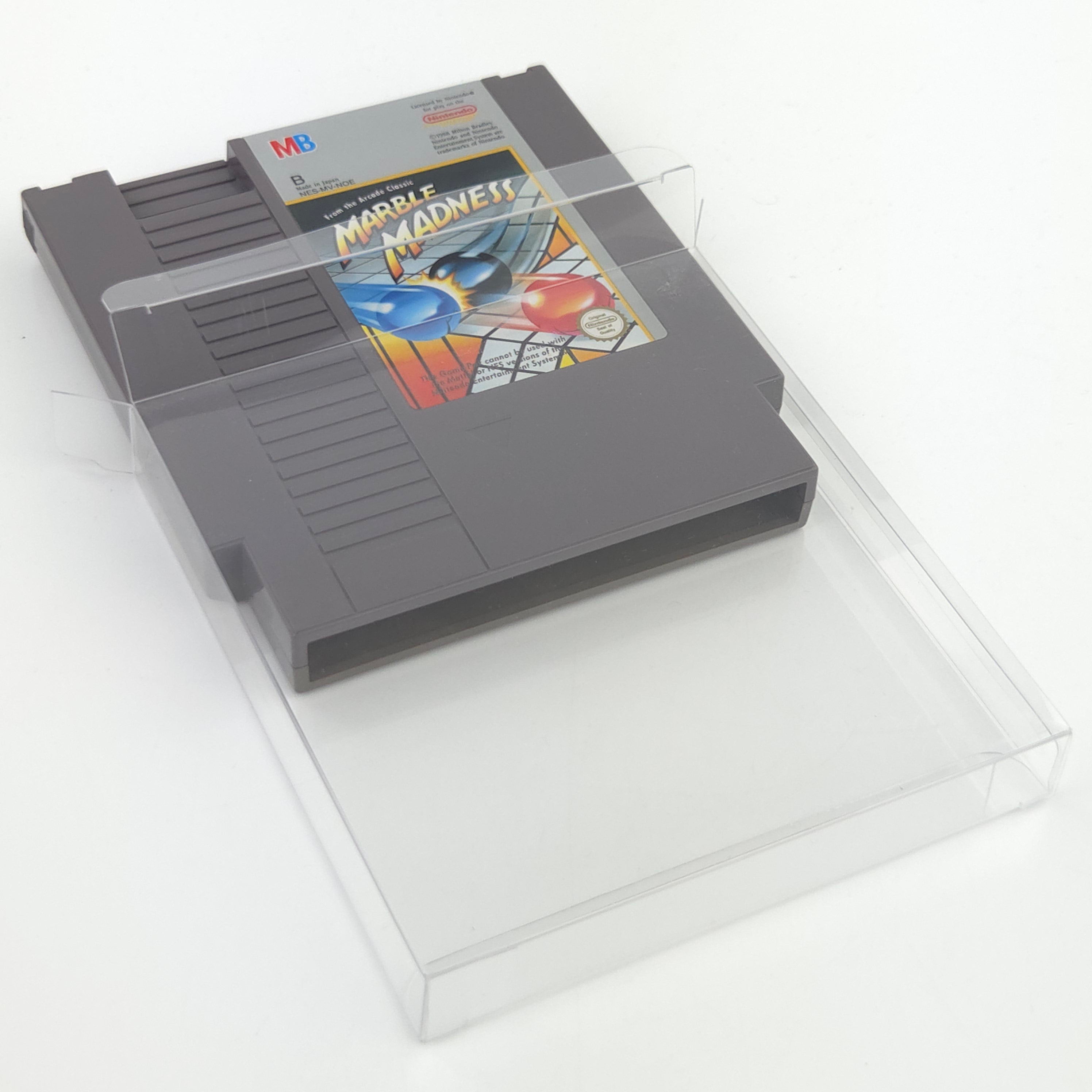 Nintendo NES Spiel Marble Madness Modul Schutzhülle NOE