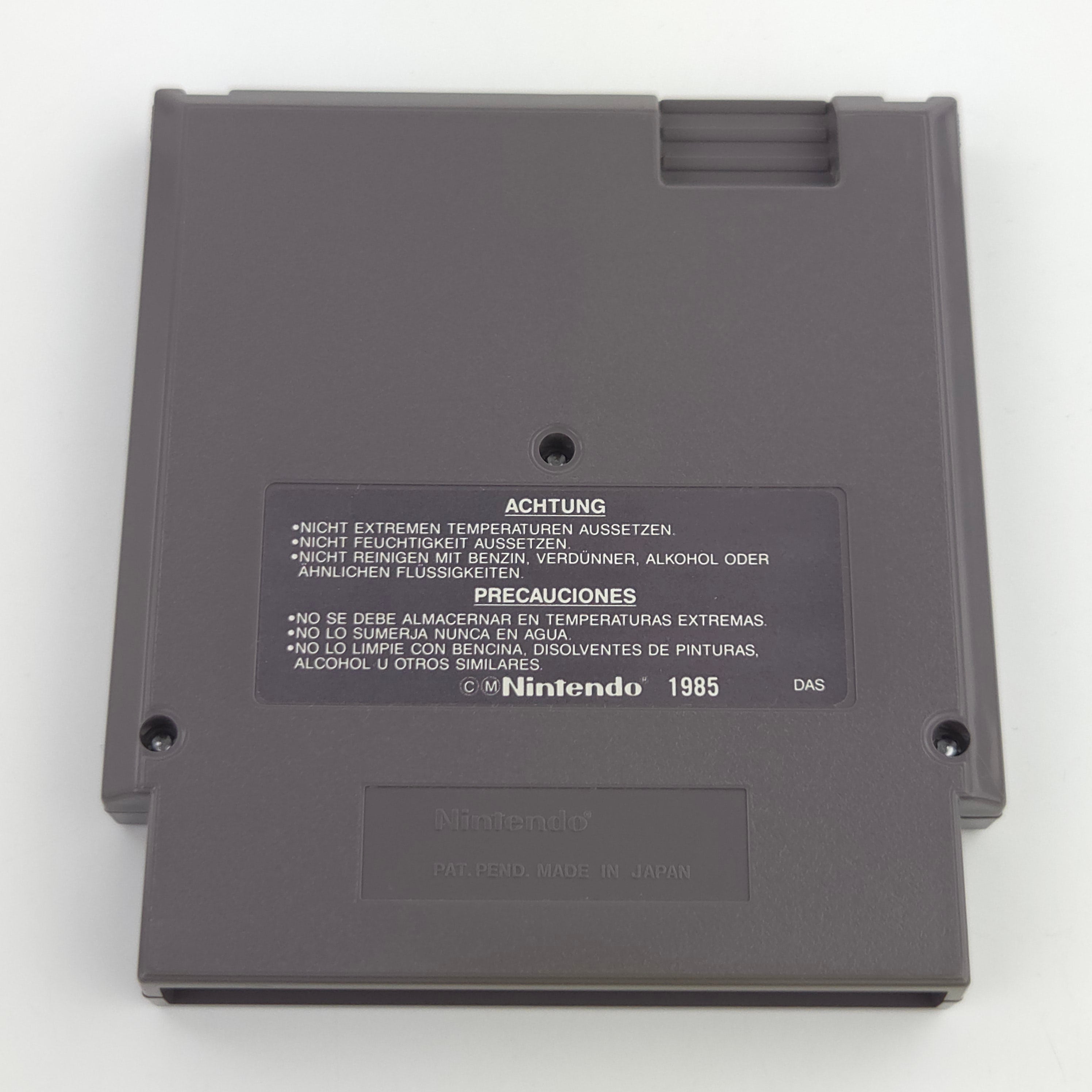Nintendo NES Spiel Marble Madness Modul Schutzhülle NOE
