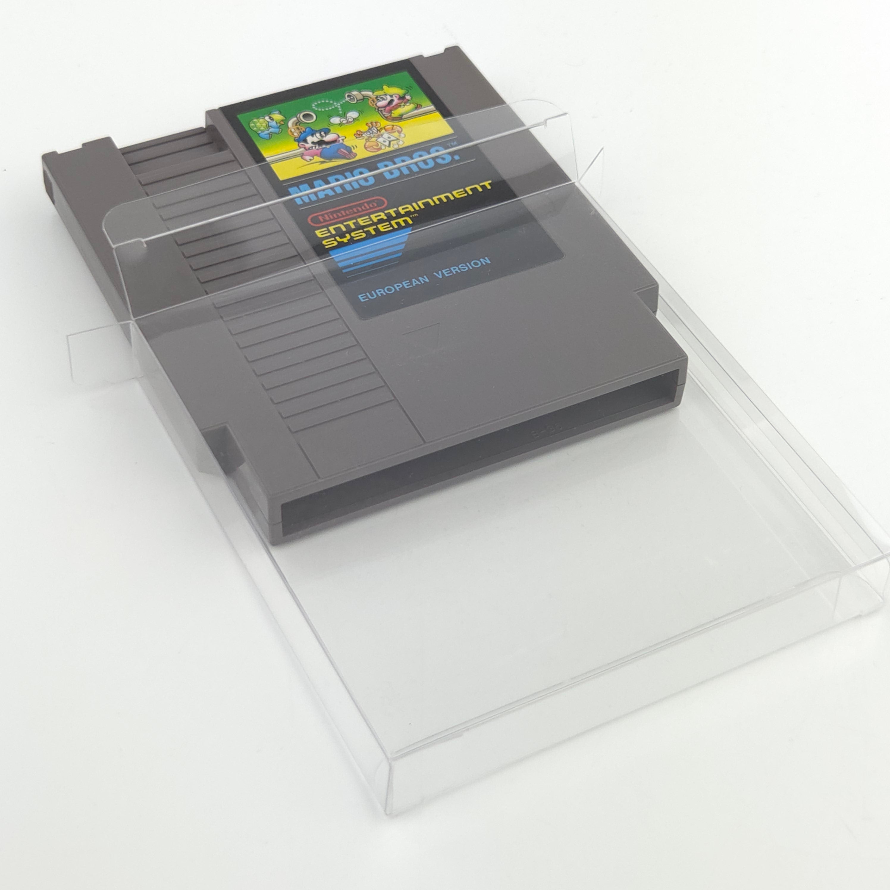 Nintendo NES Spiel Mario Bros Modul Schutzhülle PAL