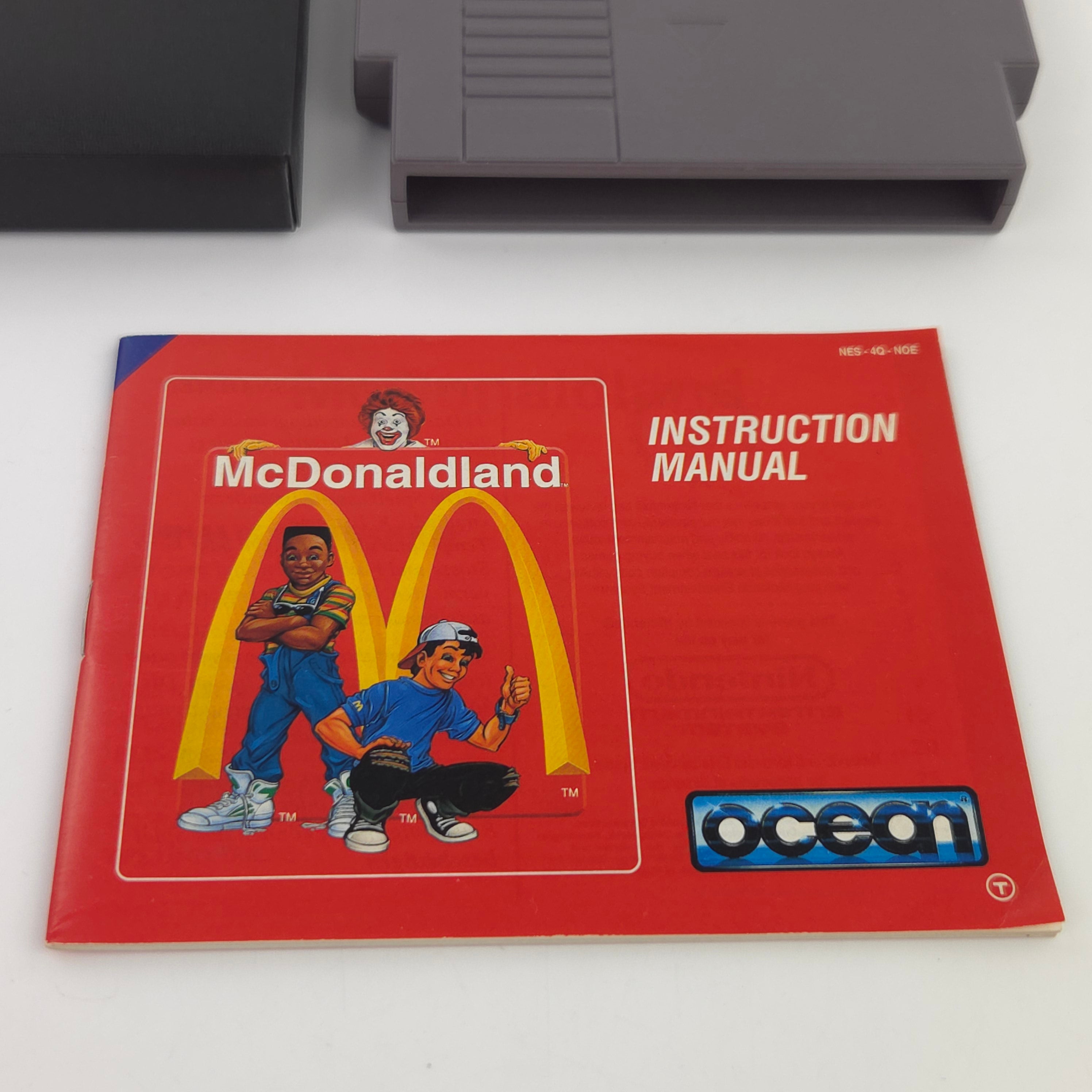 NES Spiel McDonaldland CIB PAL NOE Ocean Komplett