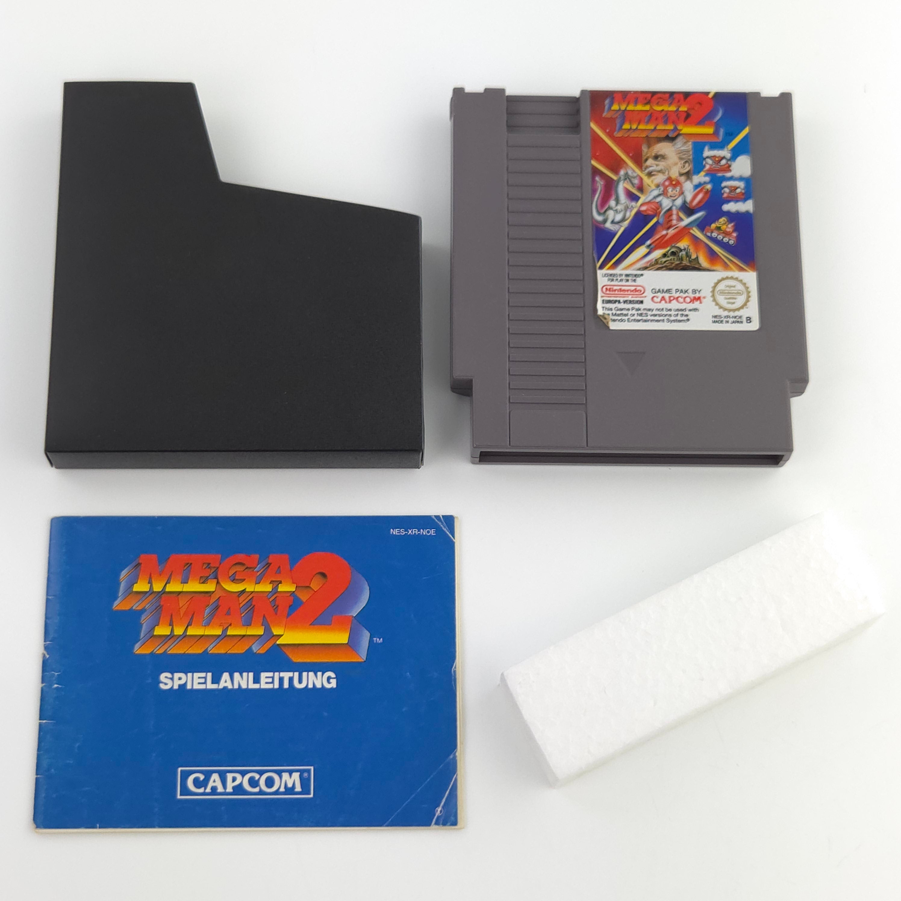 Nintendo NES Spiel Mega Man 2 Modul OVP Anleitung NOE