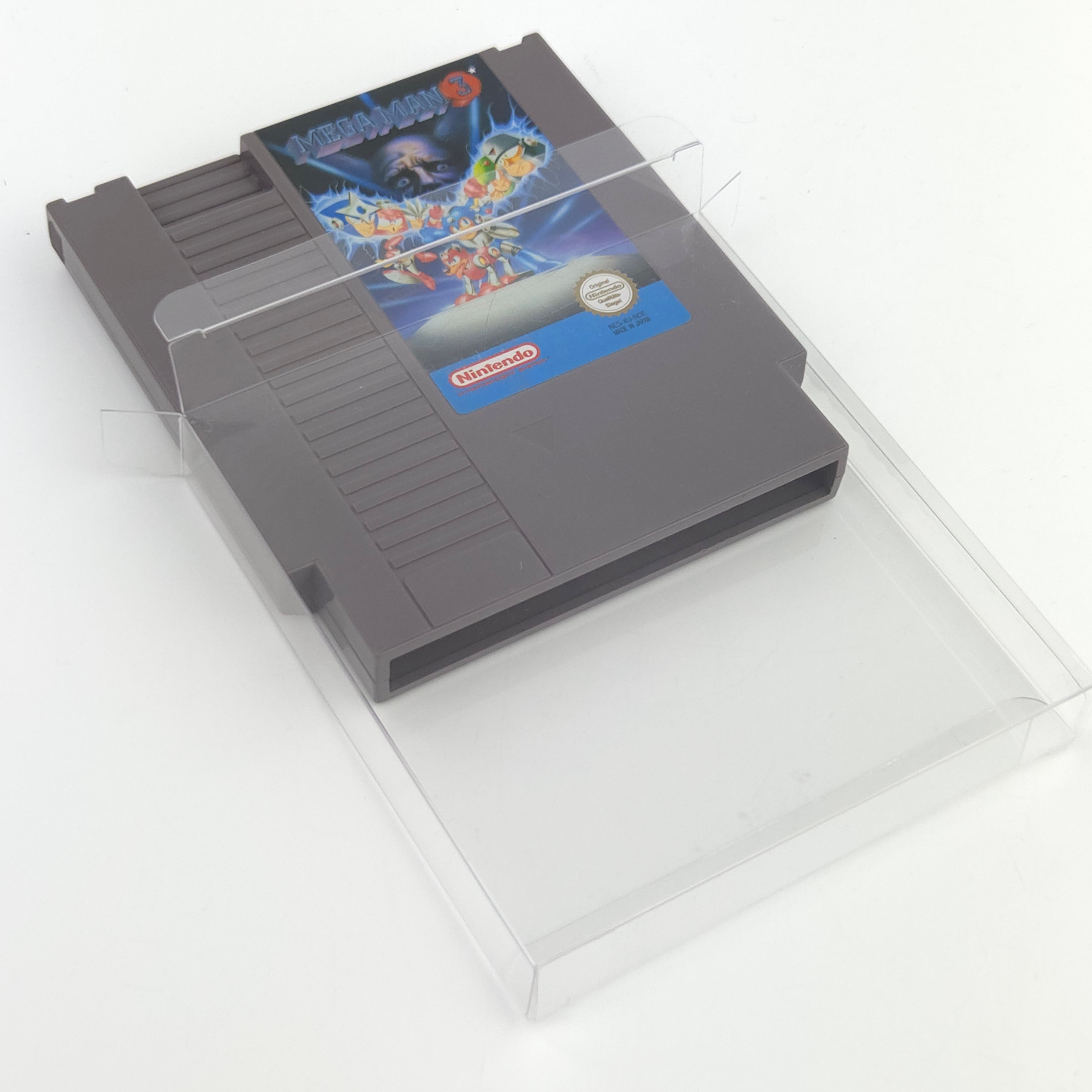NES Spiel Mega Man 3 Modul Schutzhülle PAL NOE